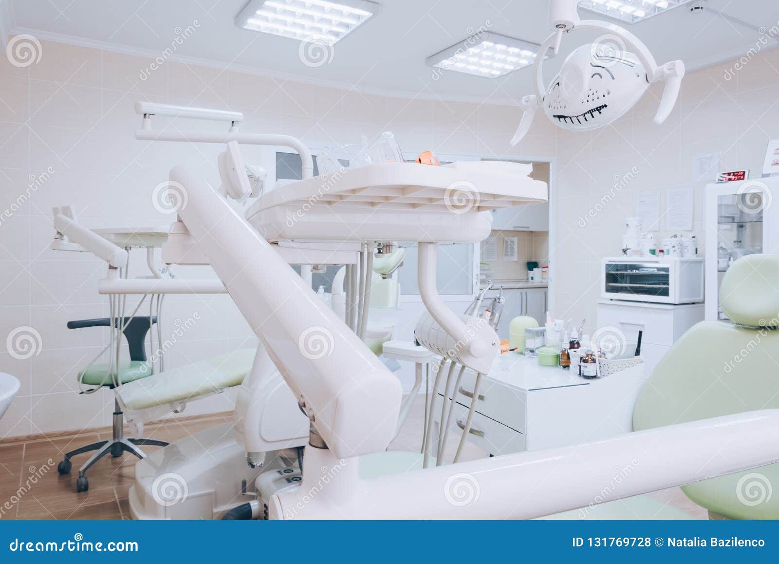 Dental Clinic Interior With Modern Dentistry Equipment