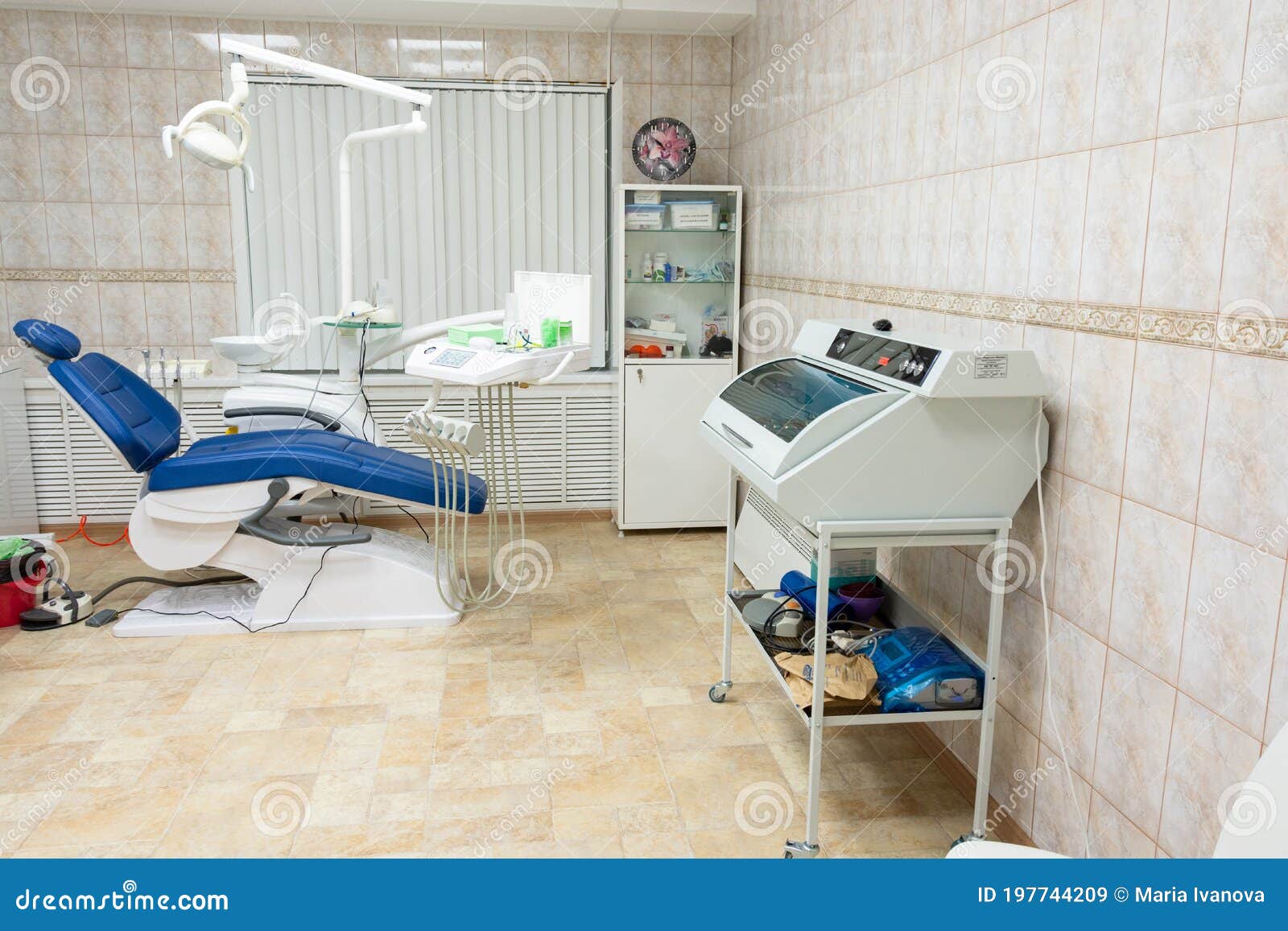 Dental Clinic. Dental Office. Equipment in the Dental Office. Editorial