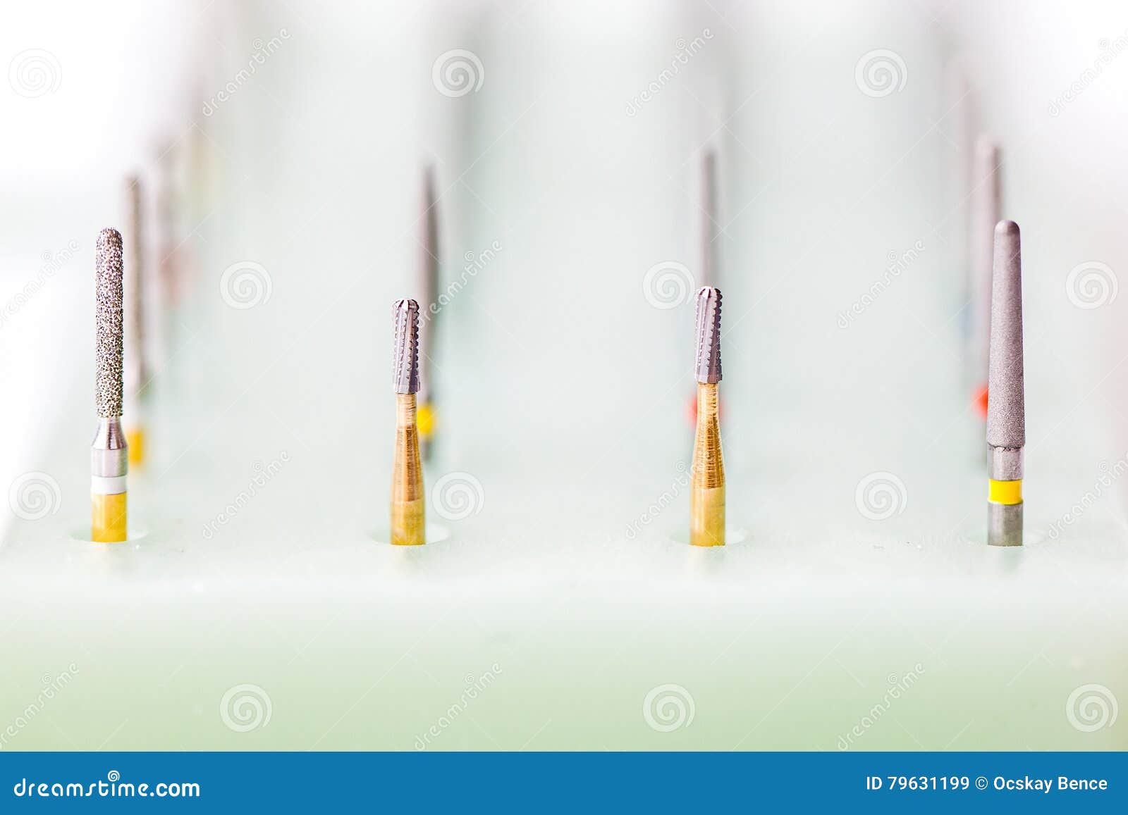 Dental drill bits stock image. Image of dental, equipment 79631199