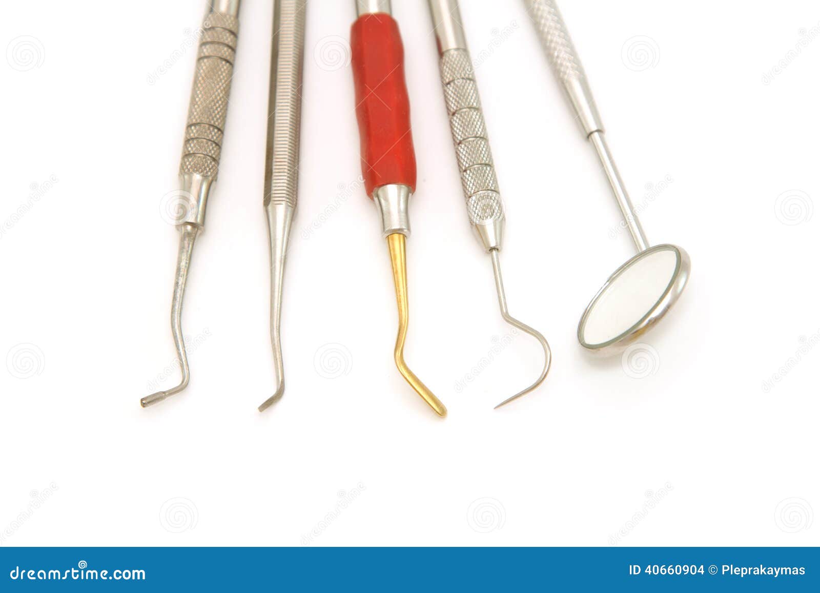 Dental Equipment Tools for Teeth Dental Care Stock Photo Image of handle, stainless 40660904