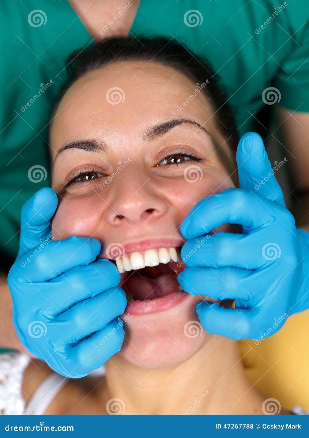 Dental examination stock photo. Image of dental, caries 47267788