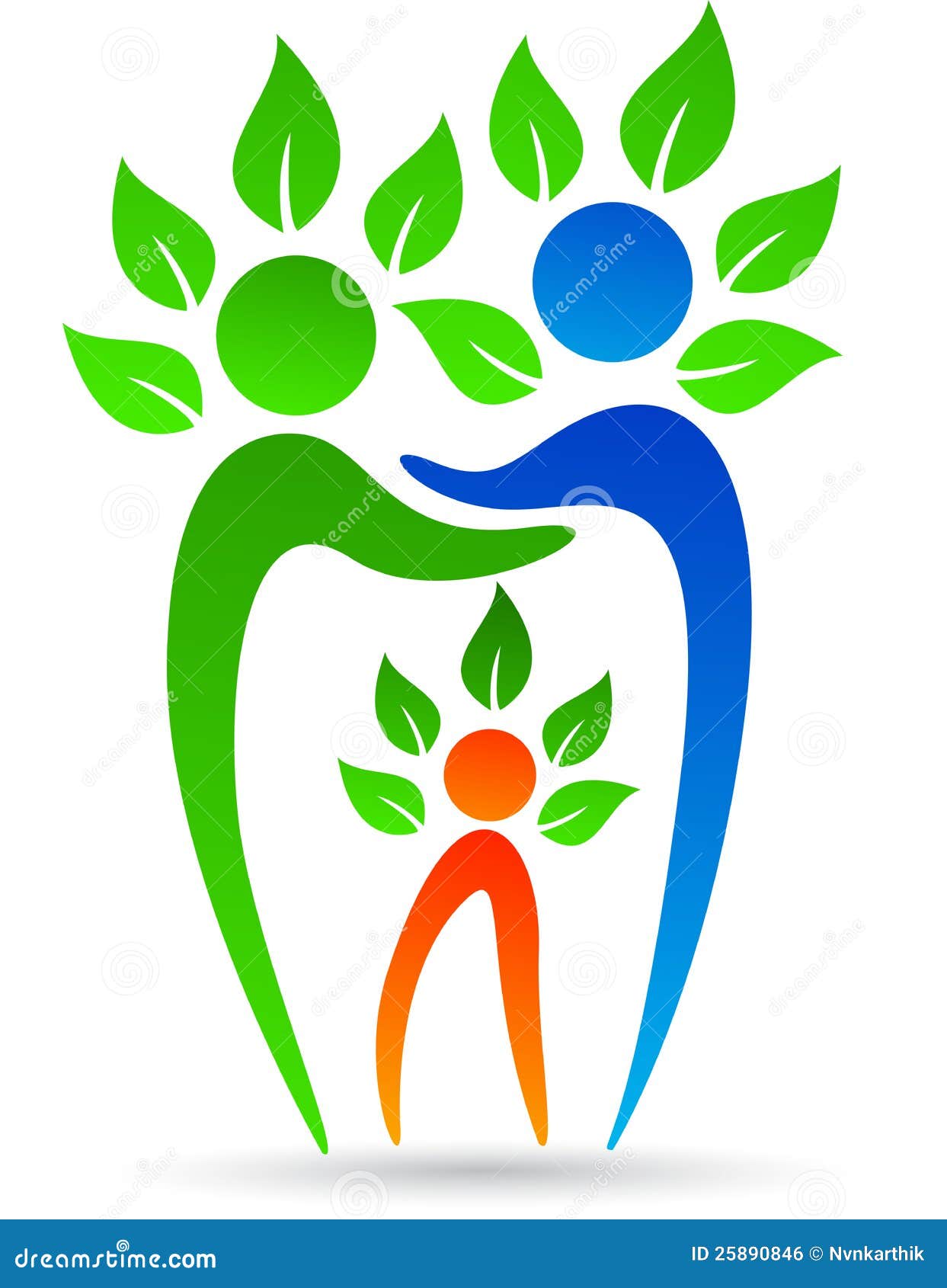 Dental family tree stock vector. Illustration of lifestyle 25890846