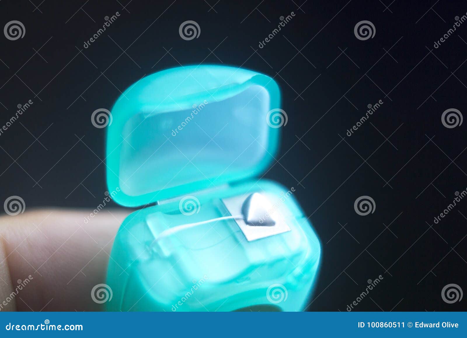 Dental floss tape stock image. Image of equipment, brush 100860511