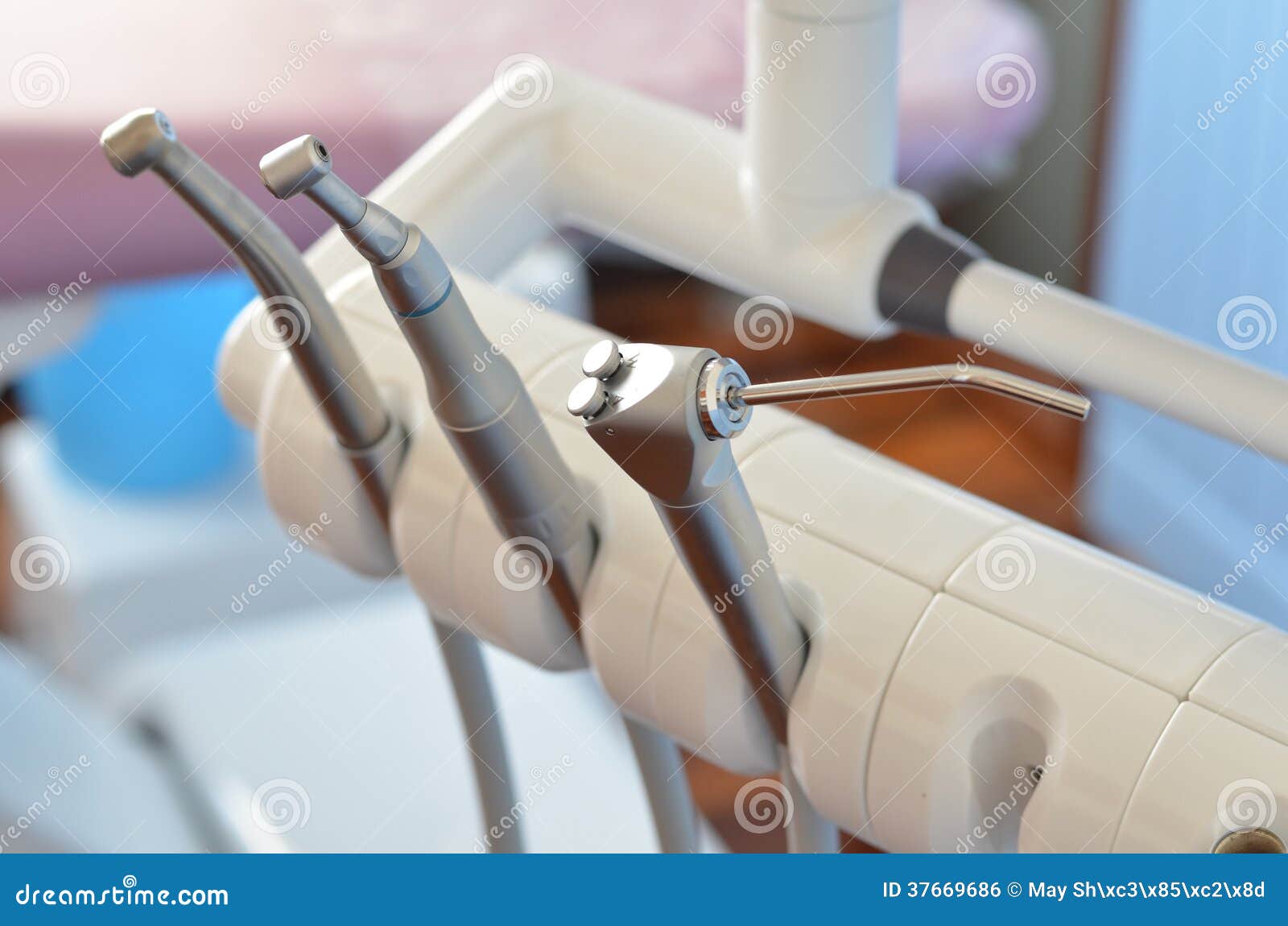 Dental handpiece stock photo. Image of syringe, fluted 37669686