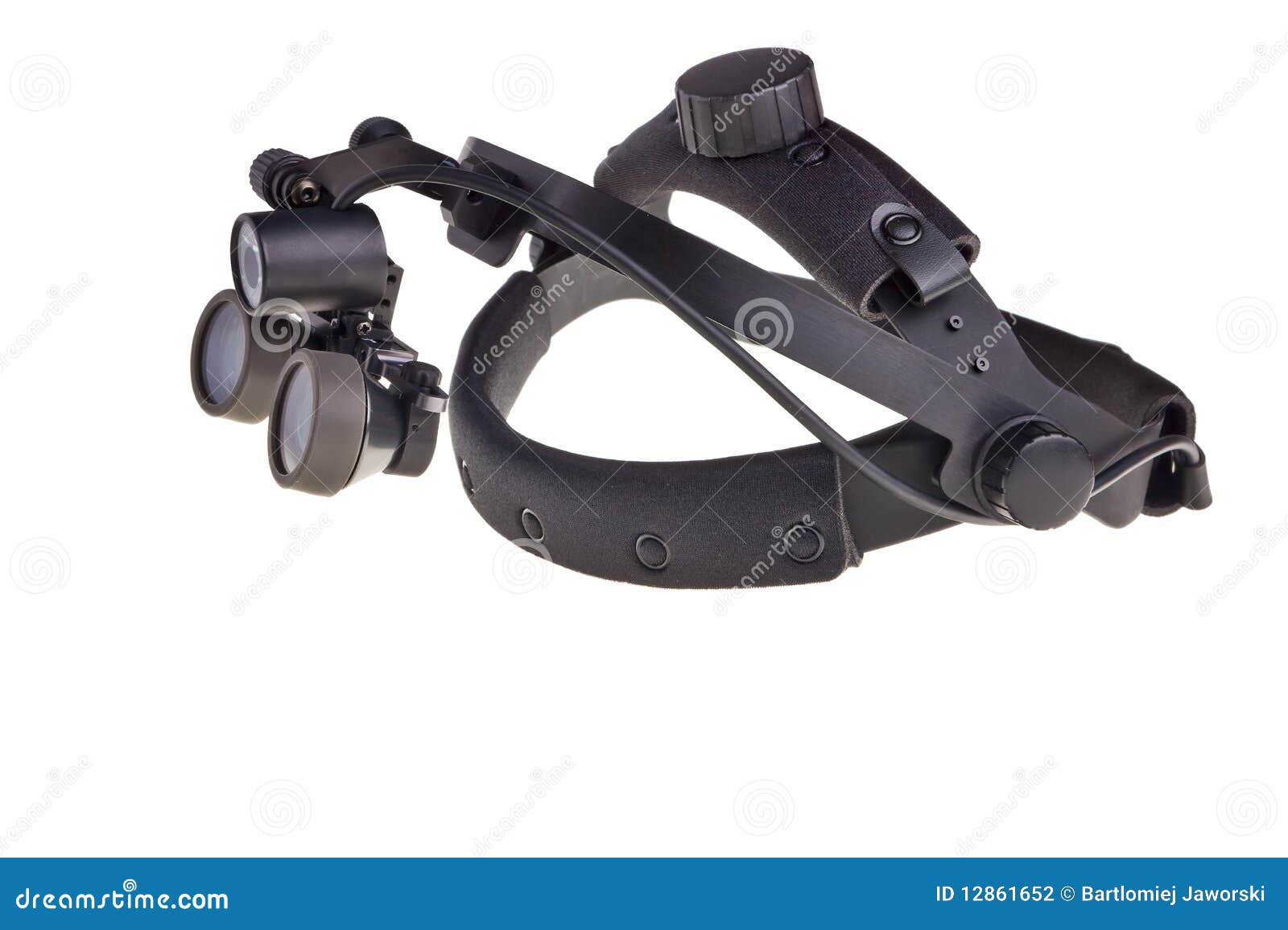 Dental headmounted loupe. stock photo. Image of medical 12861652