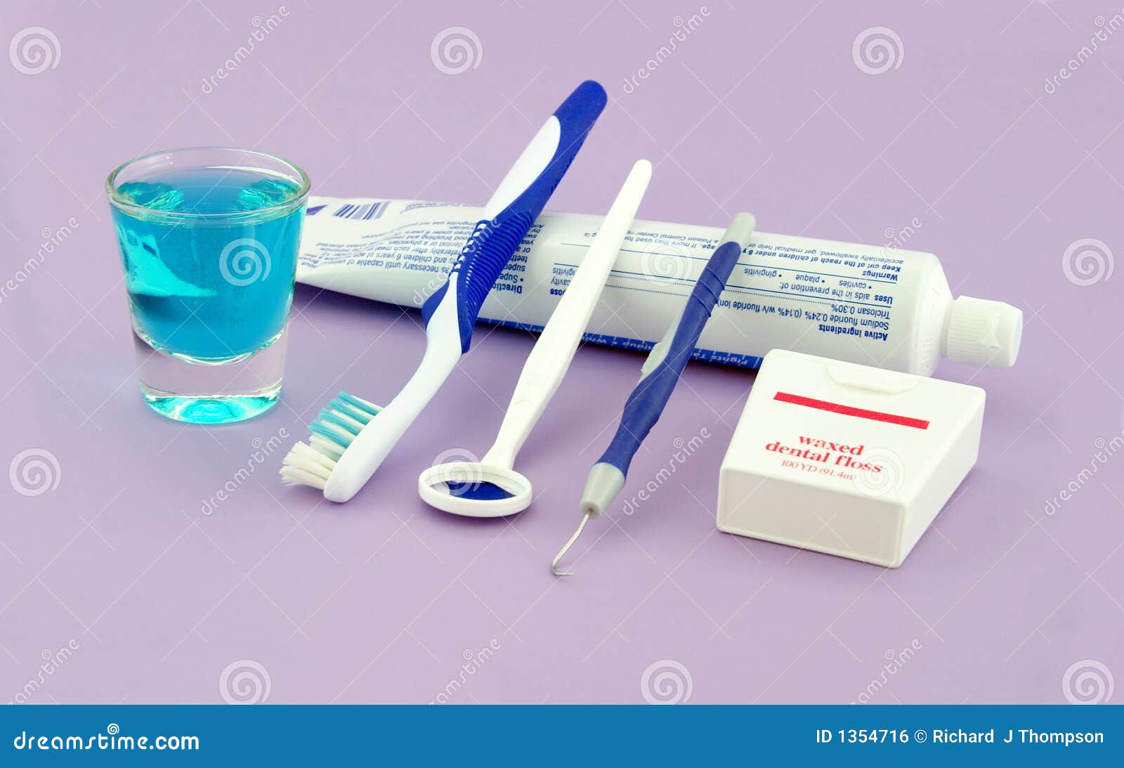 Dental Health Tools stock photo. Image of particles, antiseptic 1354716