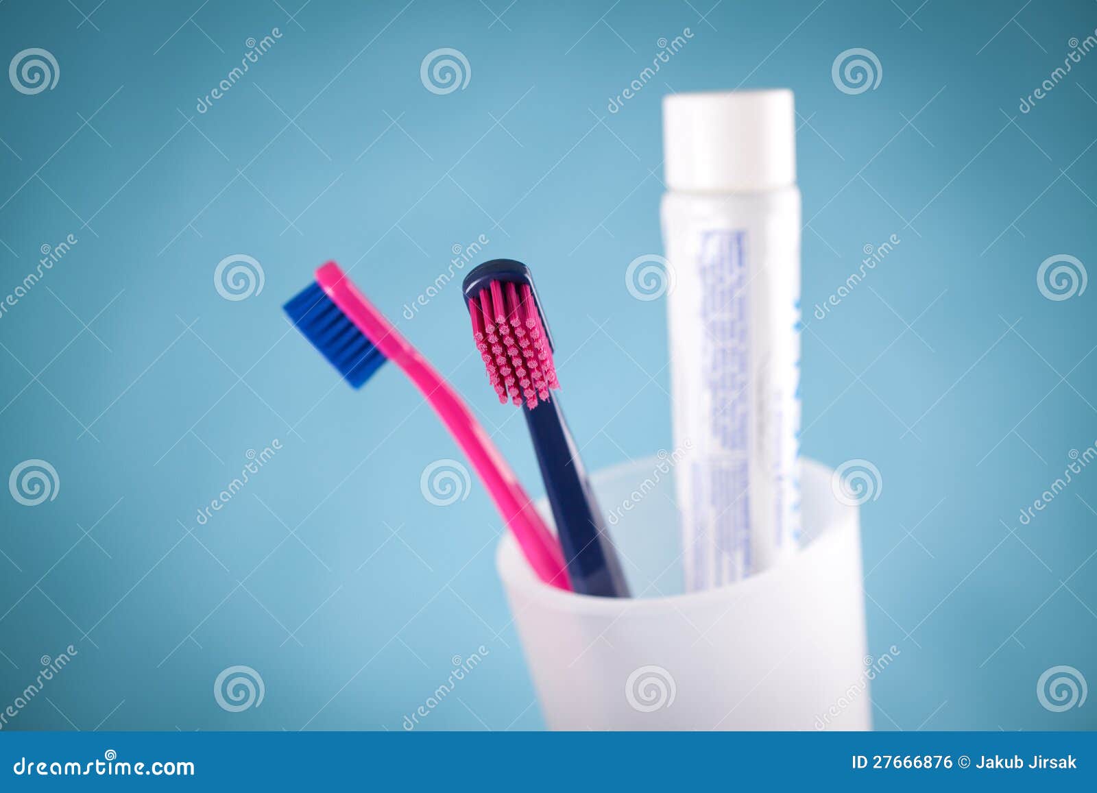 Dental Hygiene Tooth Brushes, Dental Floss, Mouthwash Flat Lay, Top