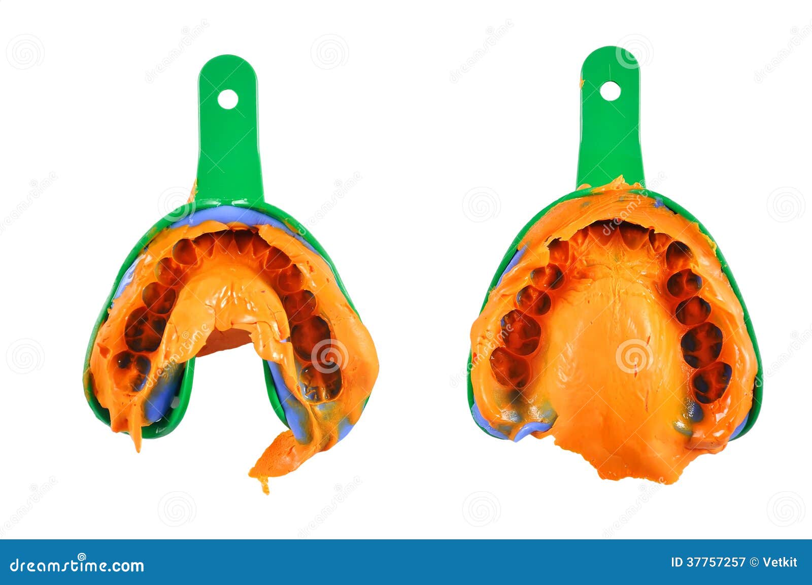 Silicone Dental Imprint Stock Image 86421535