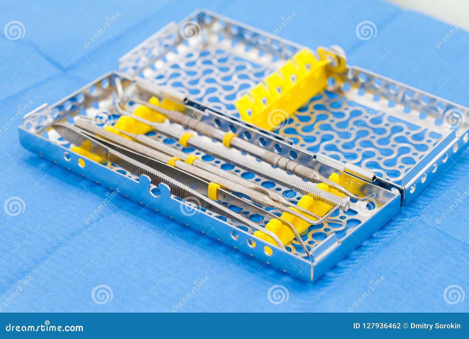 Dental Instruments in a Box Stock Photo Image of clean, medical