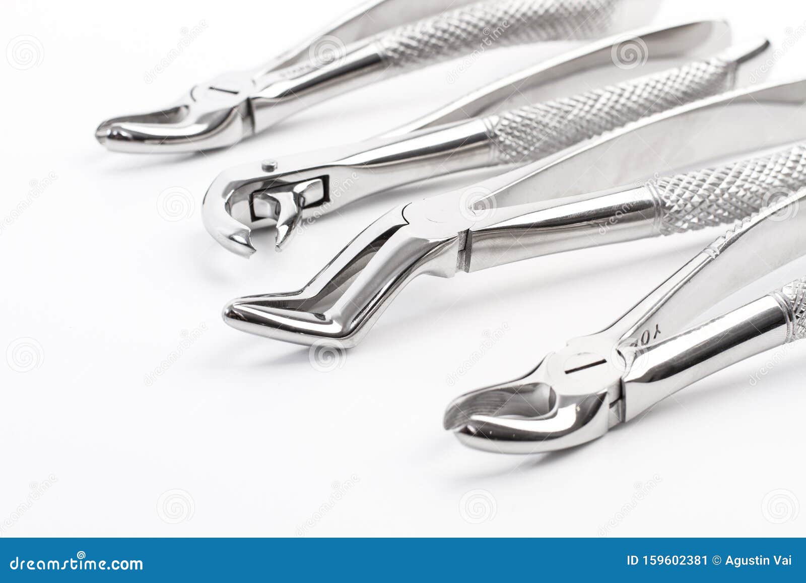 Dentist Tools on a White Background Stock Image Image of dental