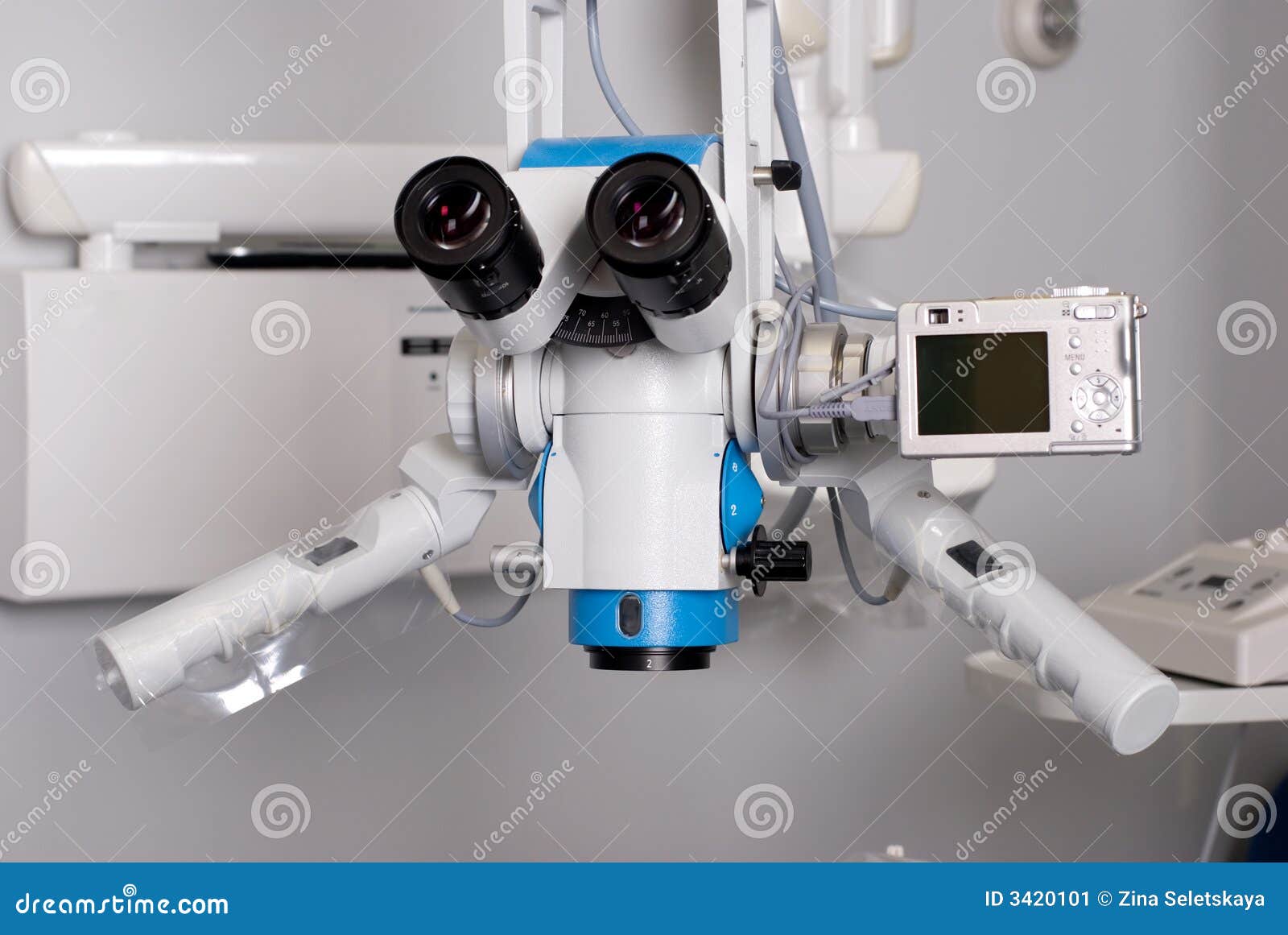 Dental microscope stock image. Image of health, doctor 3420101