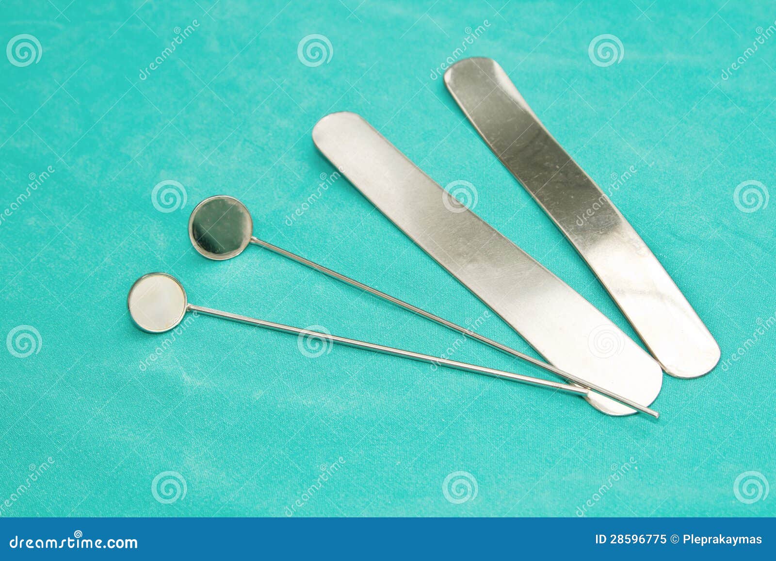 Dental Mirror ,dental Equiment Stock Image Image of glass