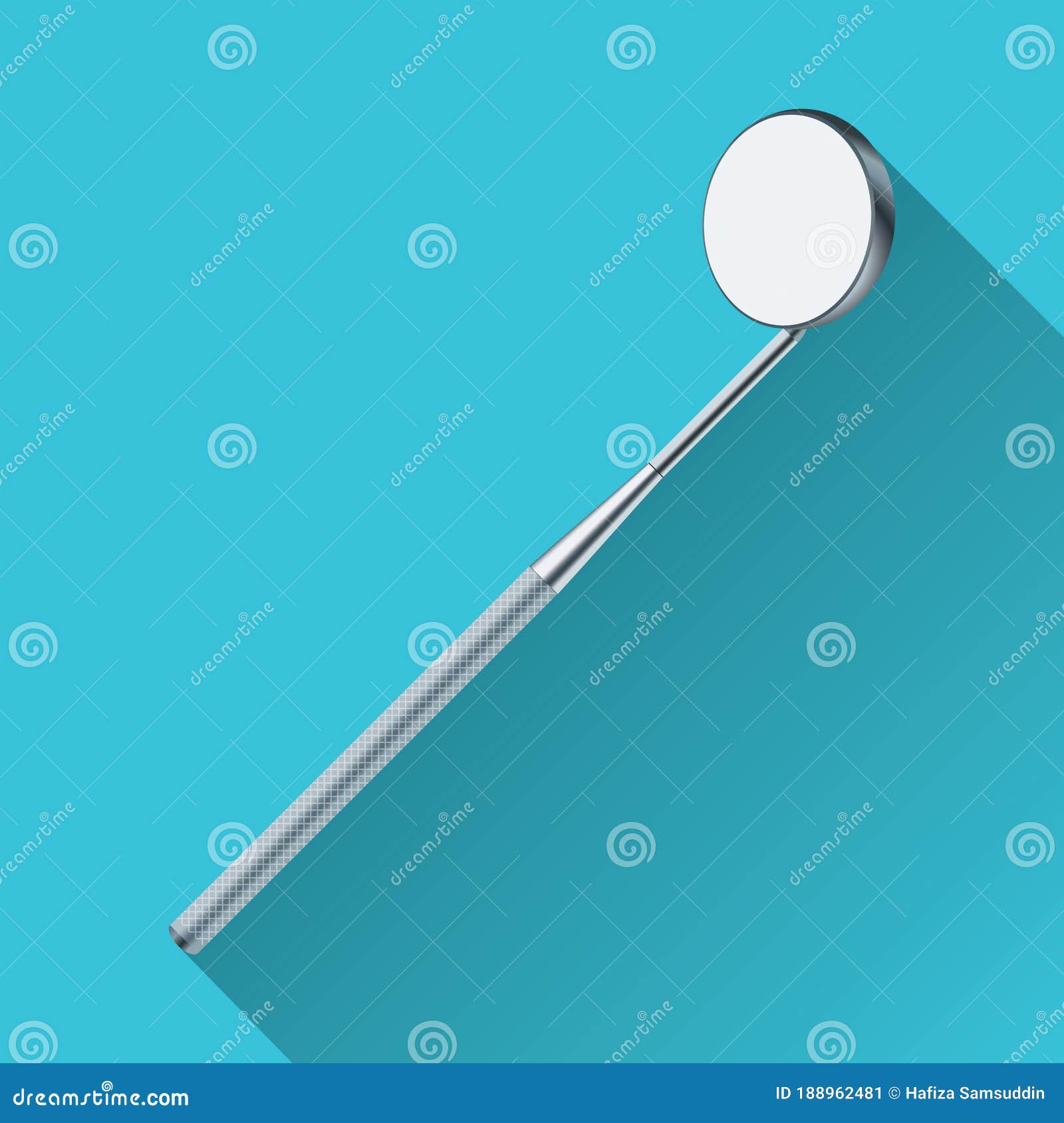 Dental Mirror. Vector Illustration Decorative Design Stock Vector Illustration of tool, tooth