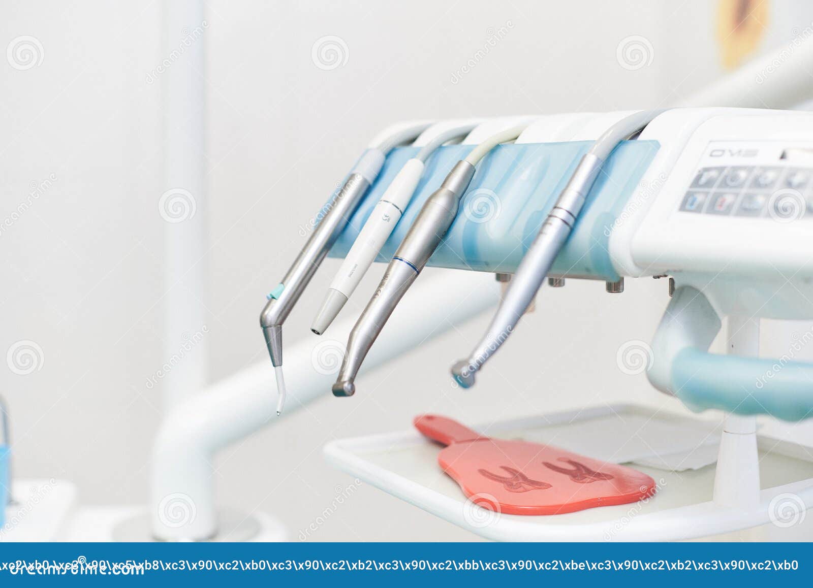 Dental Module with Tips for Dental Work Stock Image Image of