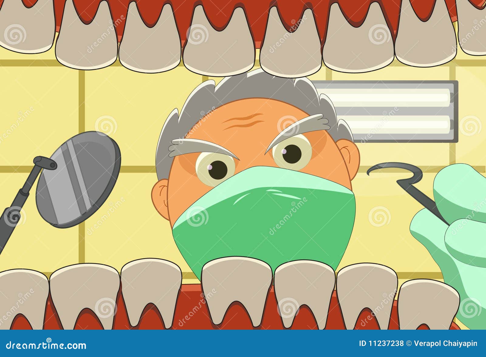 Dental Office stock illustration. Illustration of fluoride 11237238