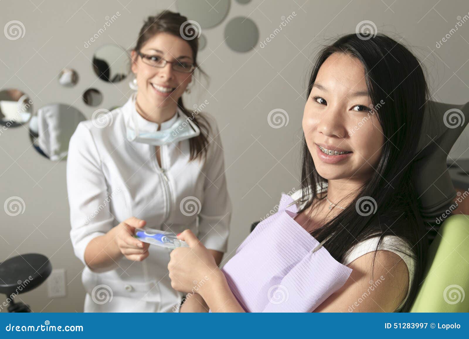 A Dental Office with Employee and Client Stock Image Image of sitting