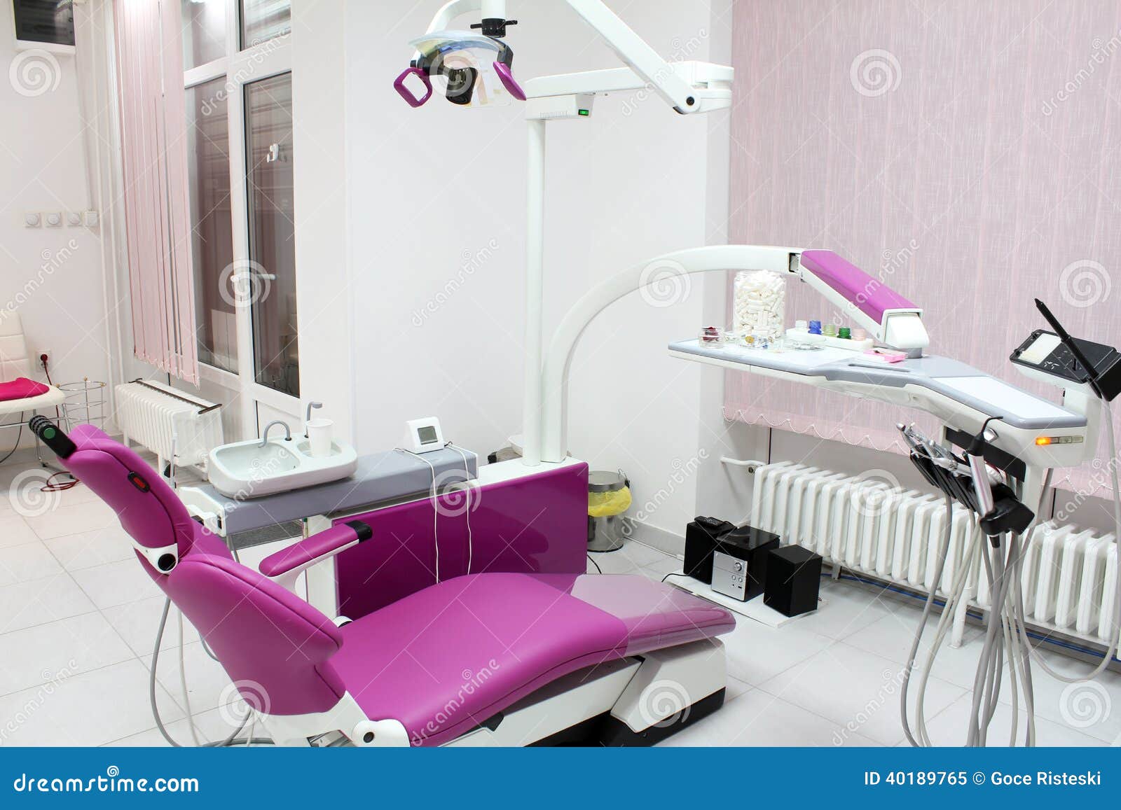 Dental Office with Equipment Stock Image Image of dental, interior