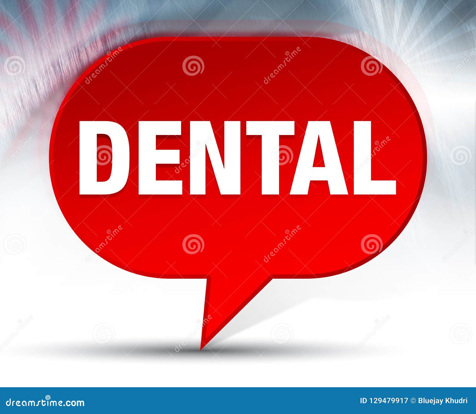 Dental Red Bubble Background Stock Illustration Illustration of