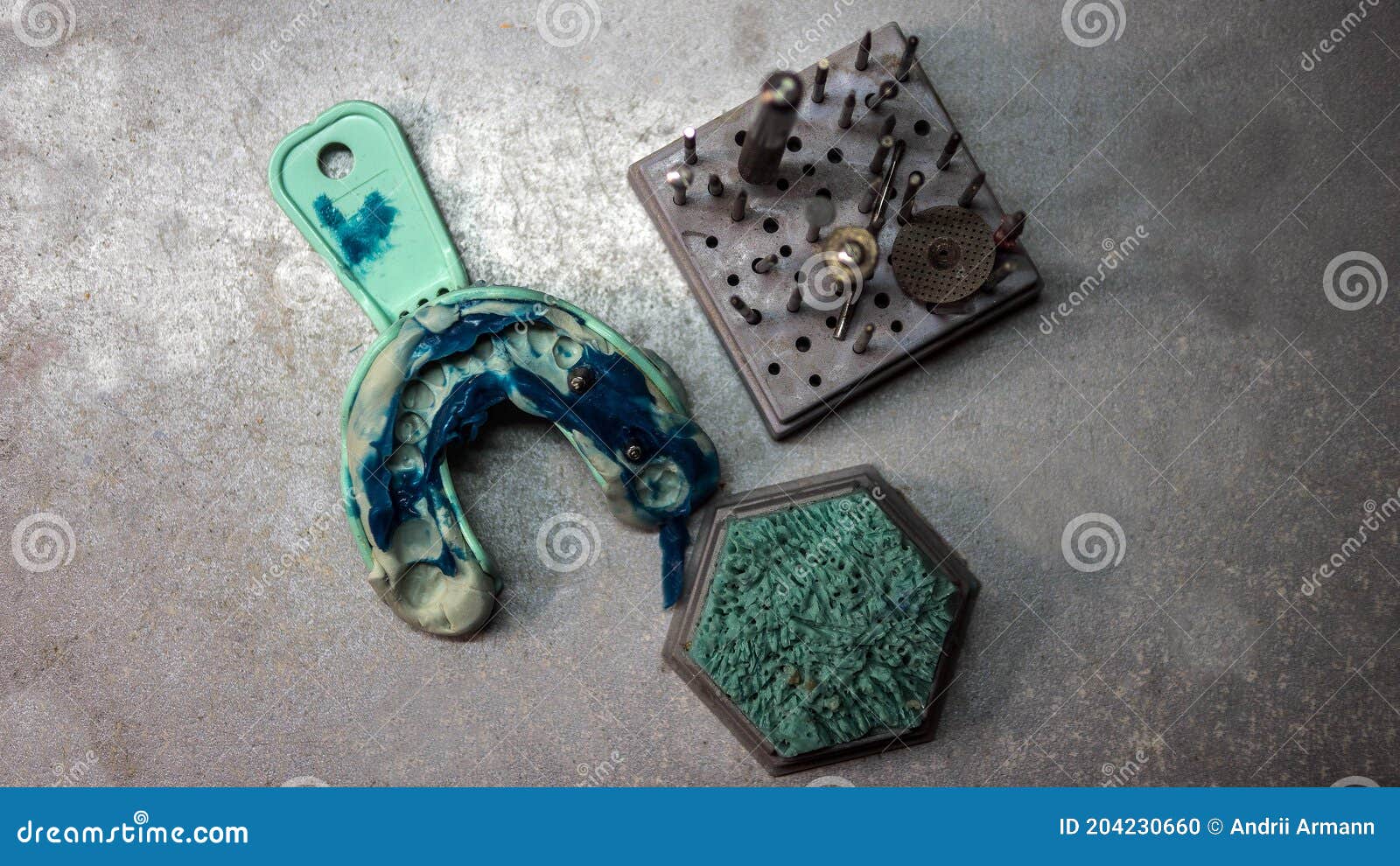 Dental Technician Tools, Dental Prosthetics Stock Photo Image of form