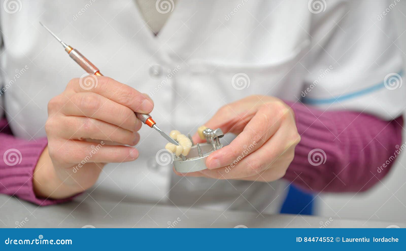 dental technician working