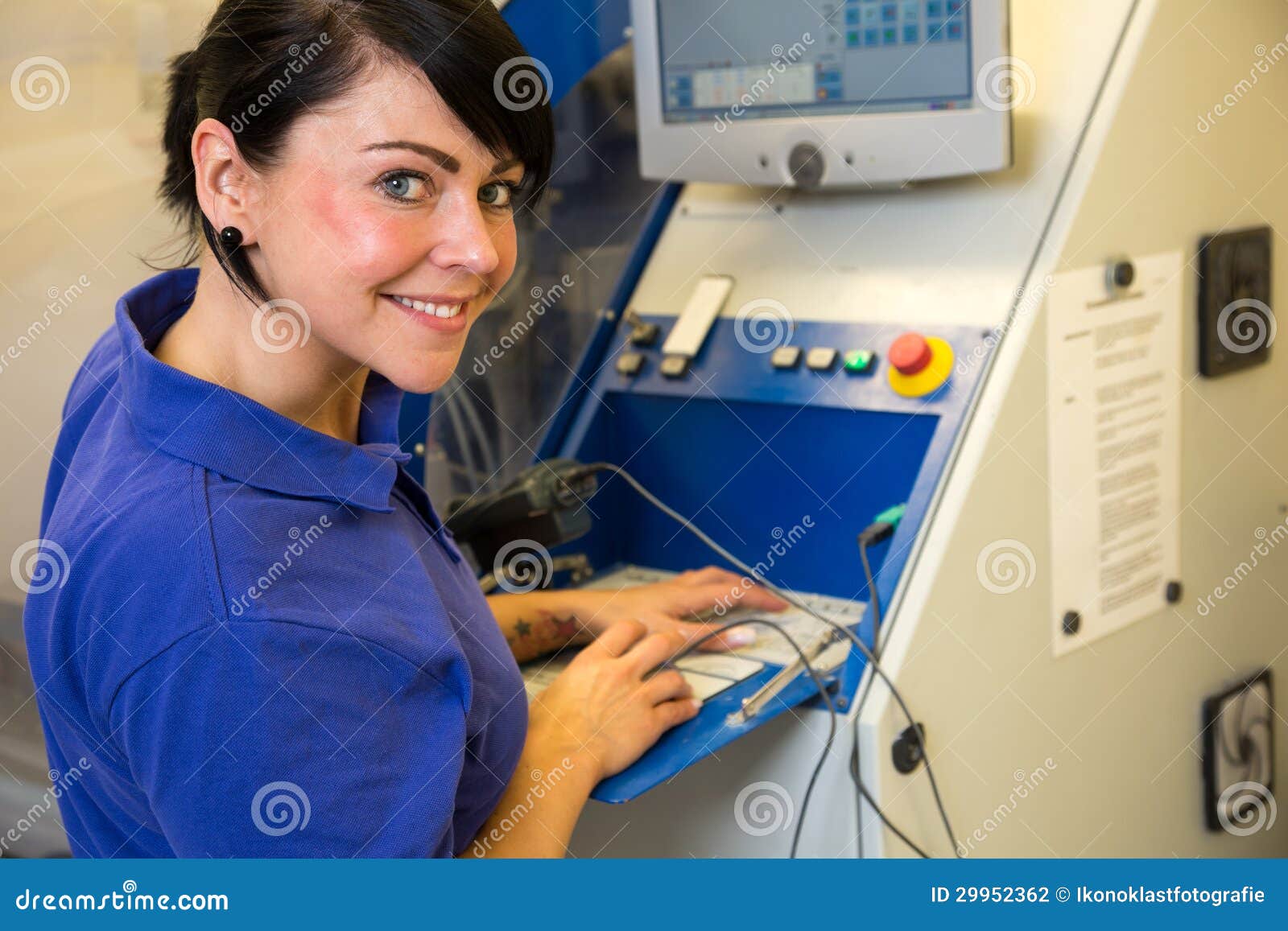 Technician in a Dental Lab Working at a Drilling or Milling Machine Stock Photo Image of