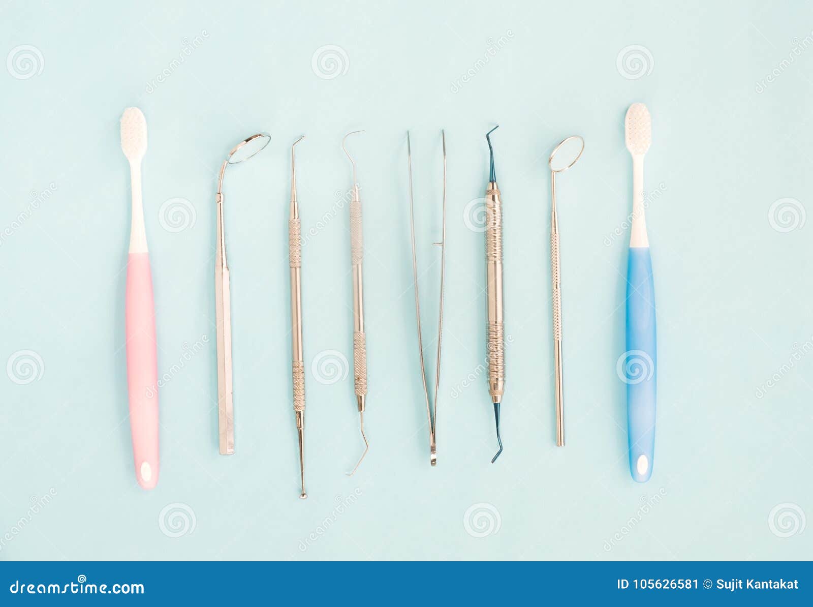 Dental tools. stock image. Image of equipment, stainless 105626581