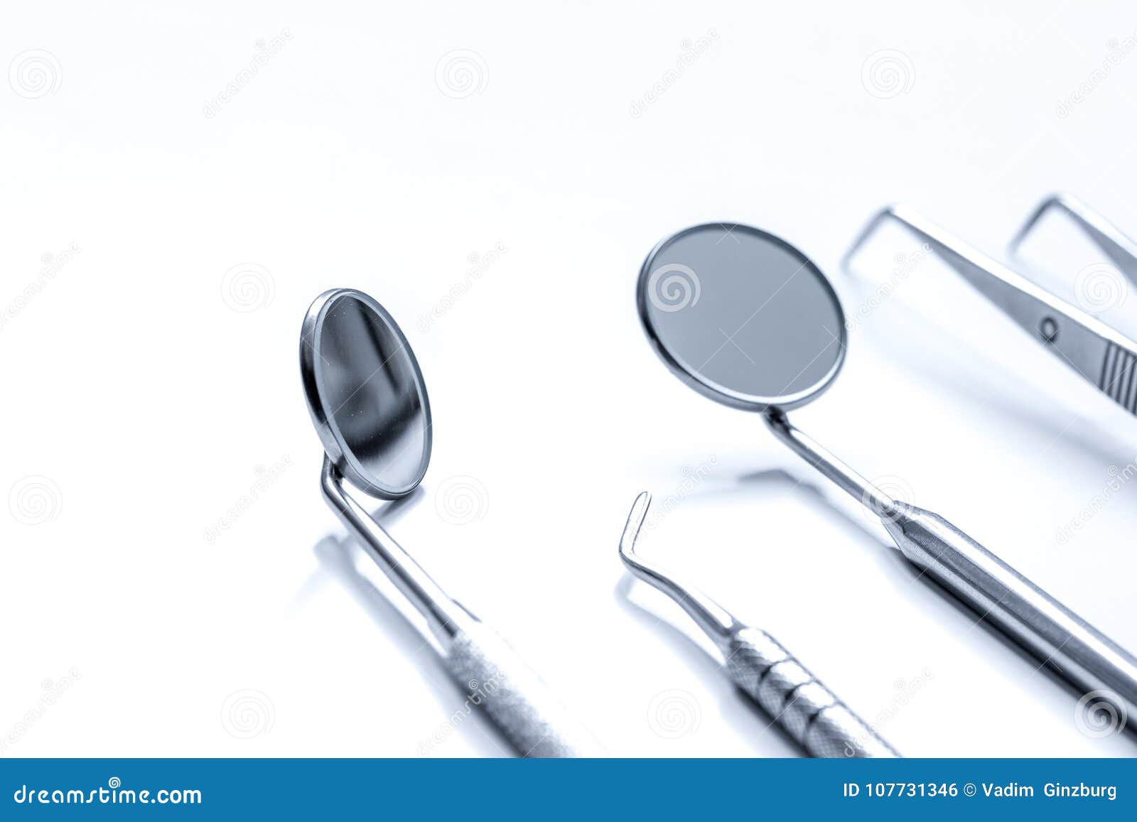 Dental Tools on White Background Close Up Stock Photo Image of tools