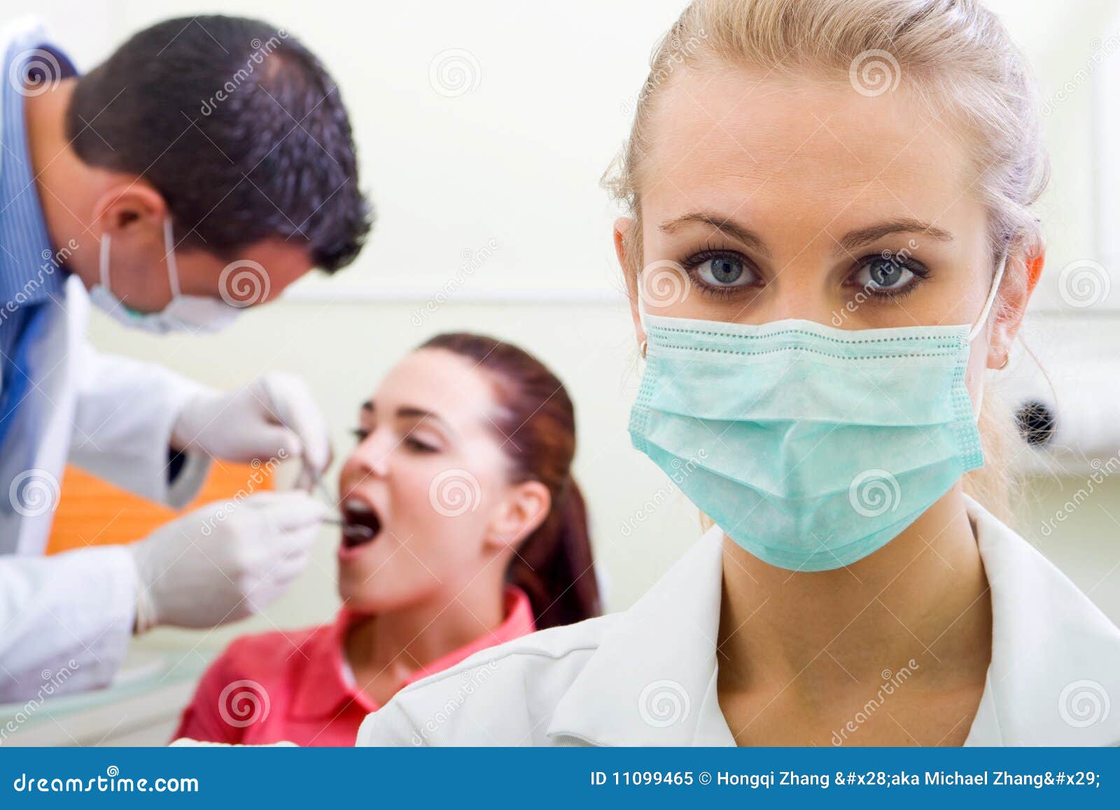 Dental worker stock image. Image of dentistry, girl, collar 11099465
