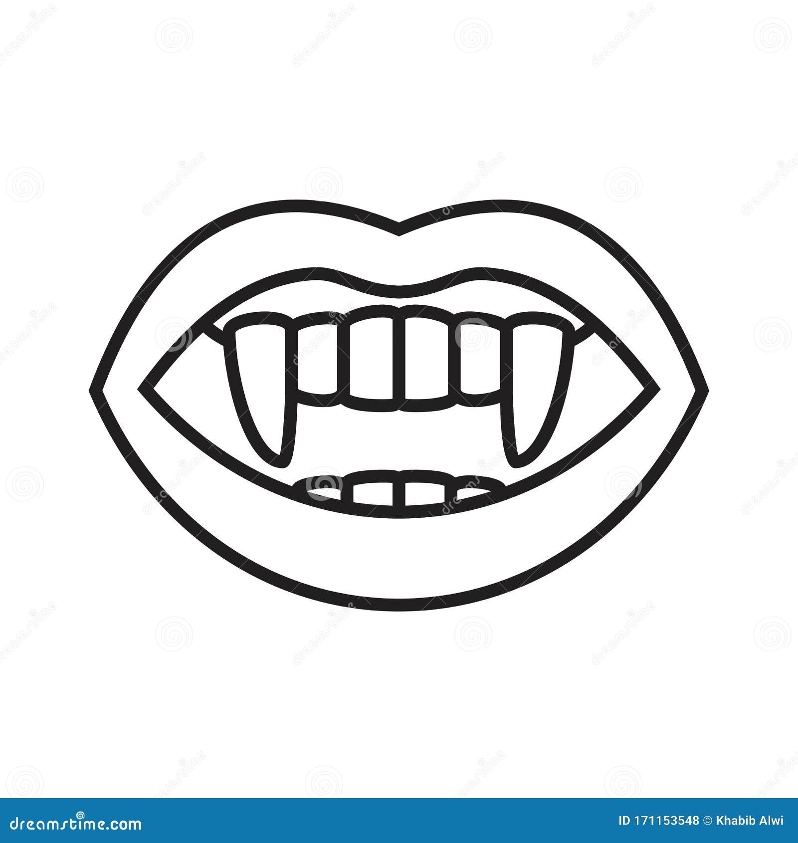 Dentes, Ilustração Do ícone Dentes Do Vampiro Para Desenho Gráfico E Web  Ilustração Stock - Ilustração de disfarce, sangue: 171153355
