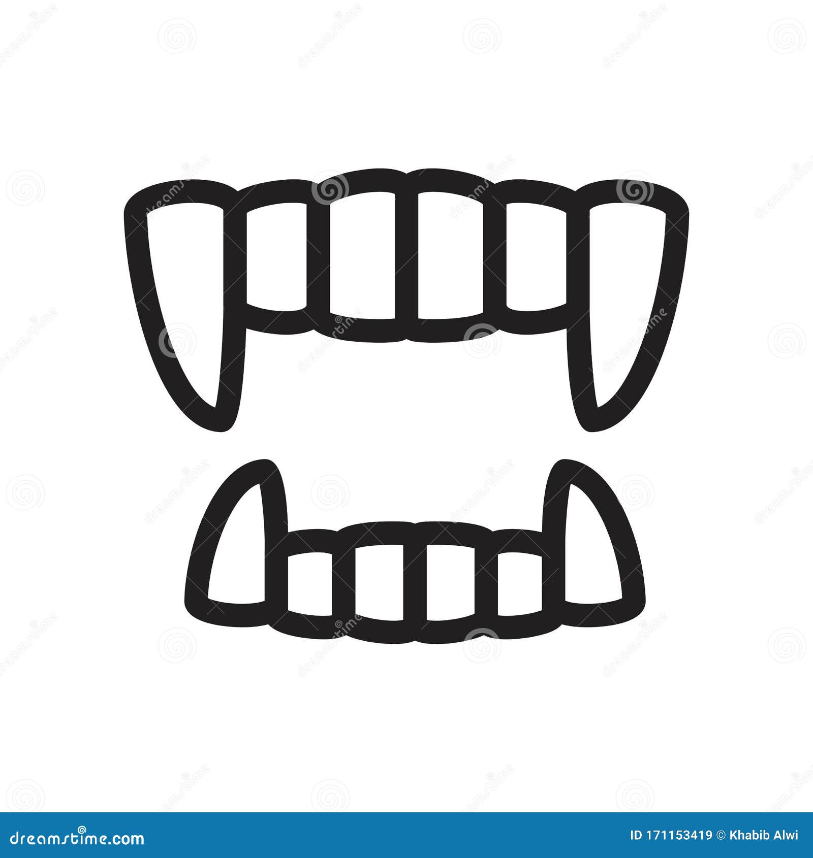 Dentes, Ilustração Do ícone Dentes Do Vampiro Para Desenho Gráfico E Web Ilustração Stock - Ilustração de disfarce, sangue: 171153355