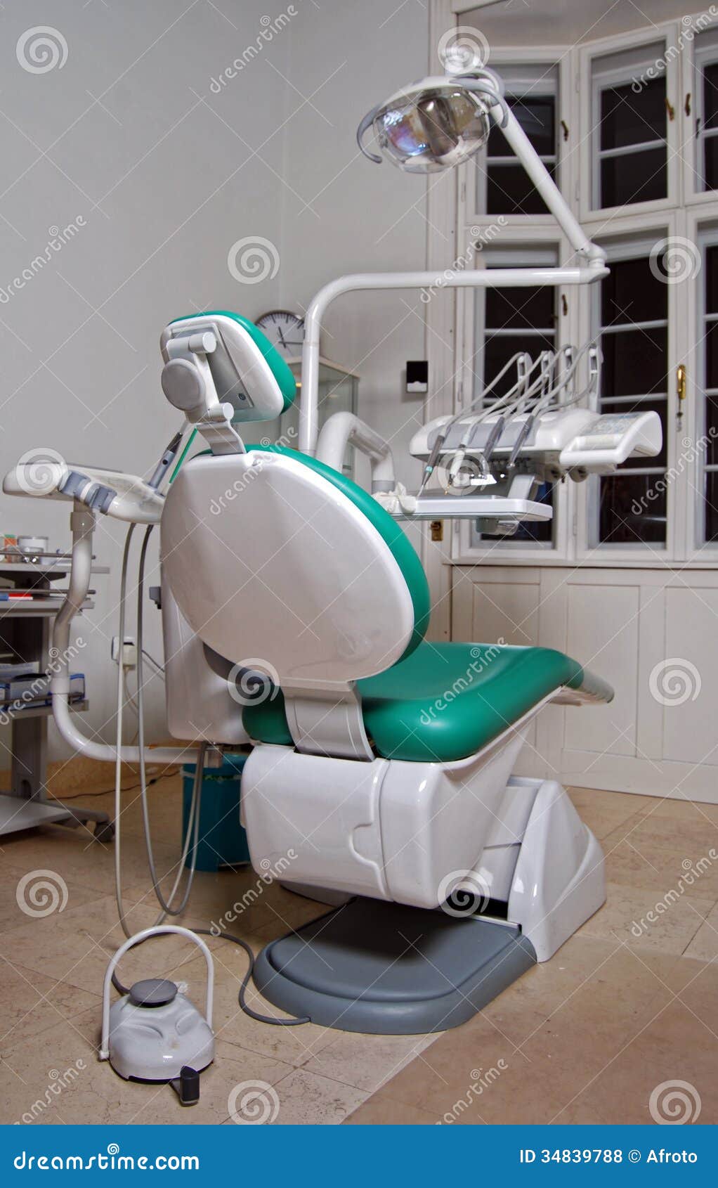 Dentist chair stock photo. Image of dental, medics, research 34839788