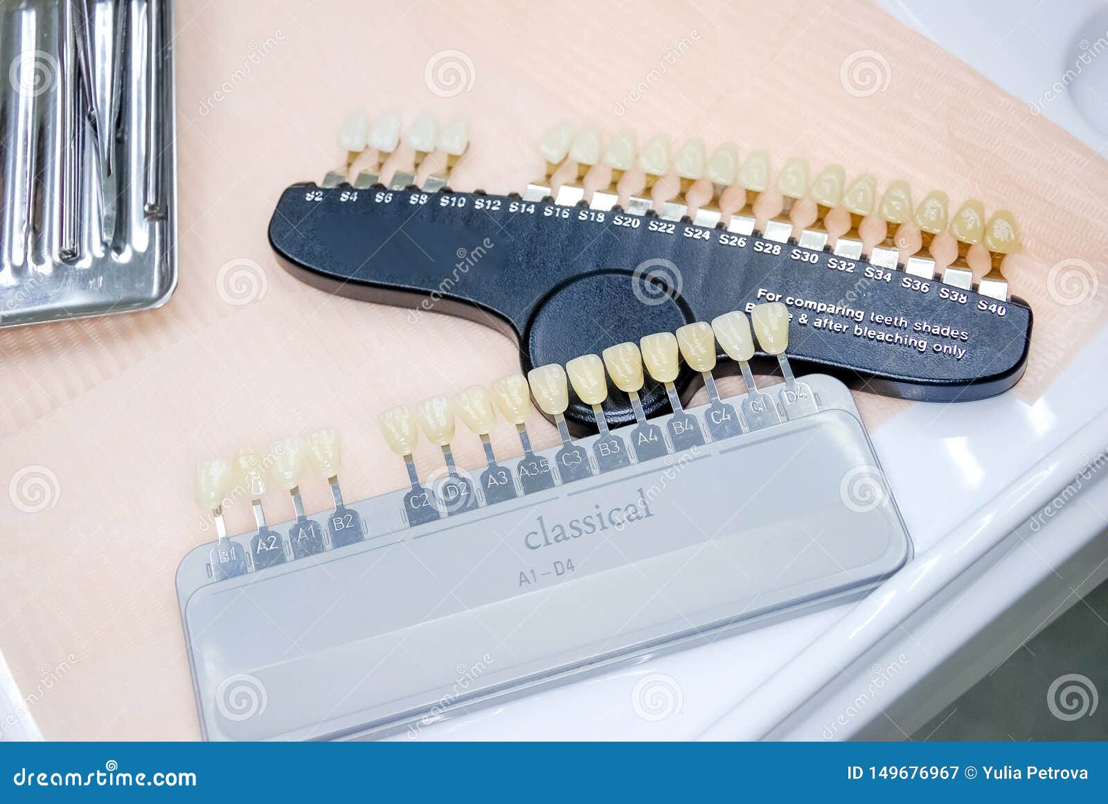 Teeth Color Chart