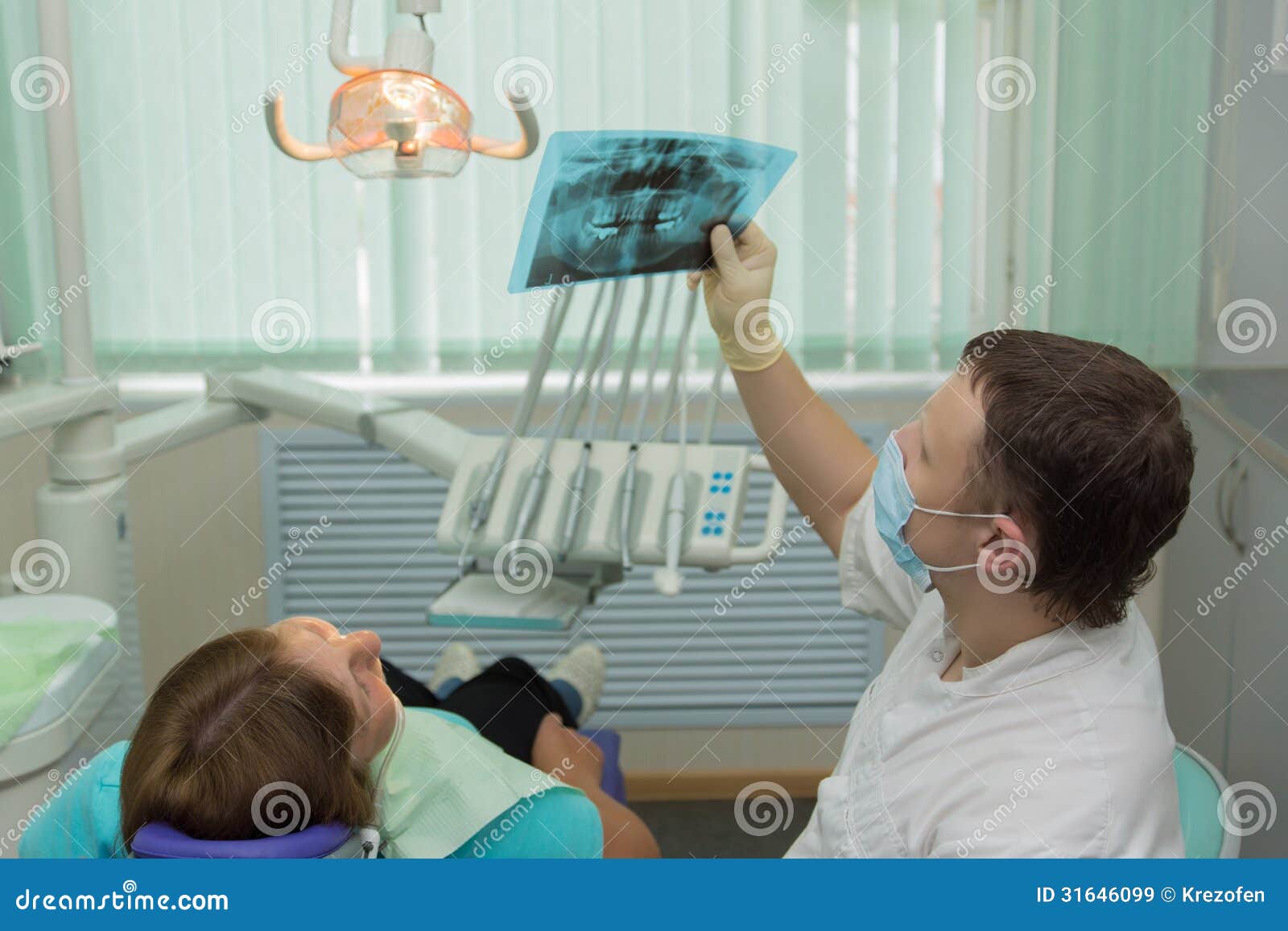 Dentist stock image. Image of patient, blond, expertise 31646099