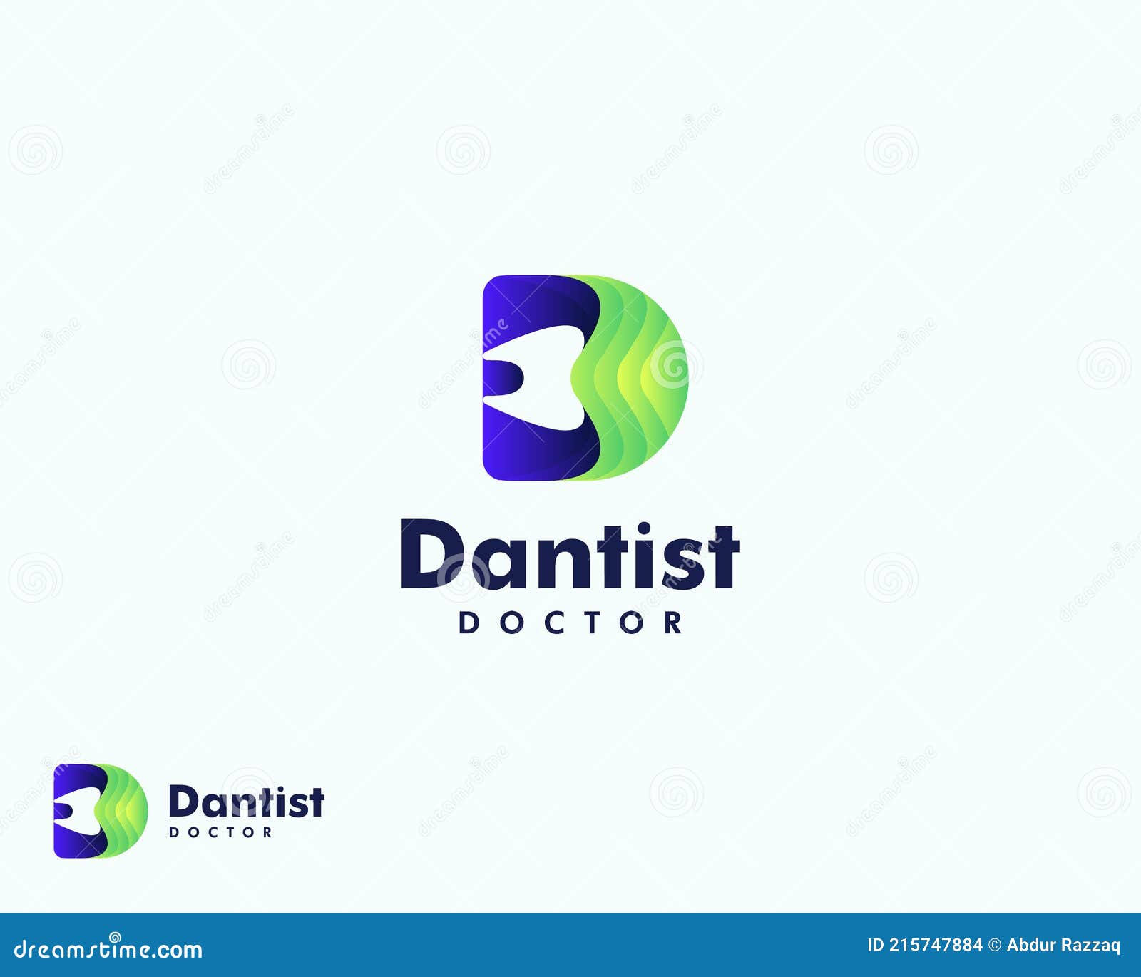 Dentist Doctor Logo Icon Vector Design Stock Vector Illustration of
