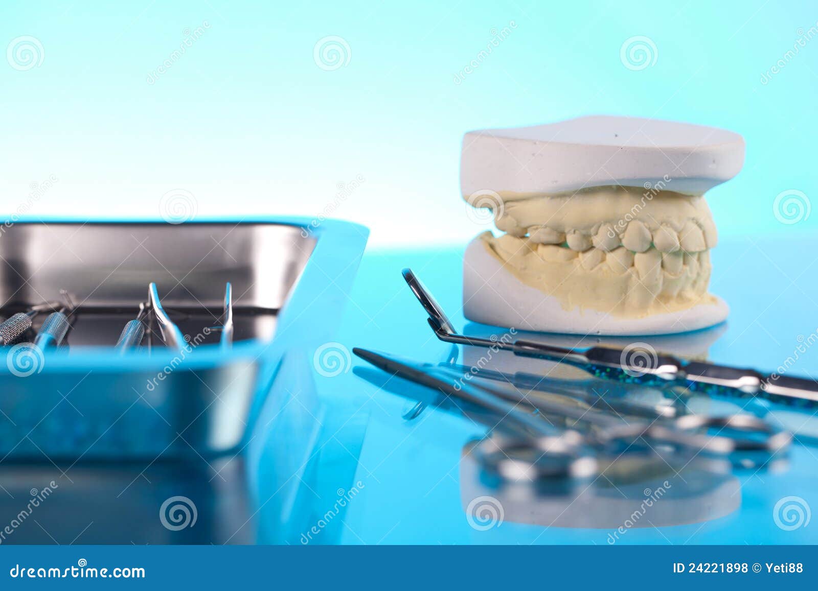 Dentist equipment stock photo. Image of instrument, background 24221898