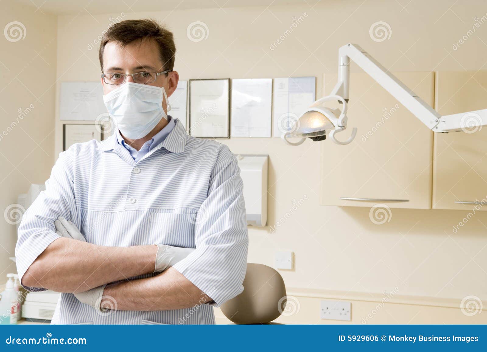 Dental Clinic Worker With Face Mask - a Royalty Free Stock Photo from  Photocase