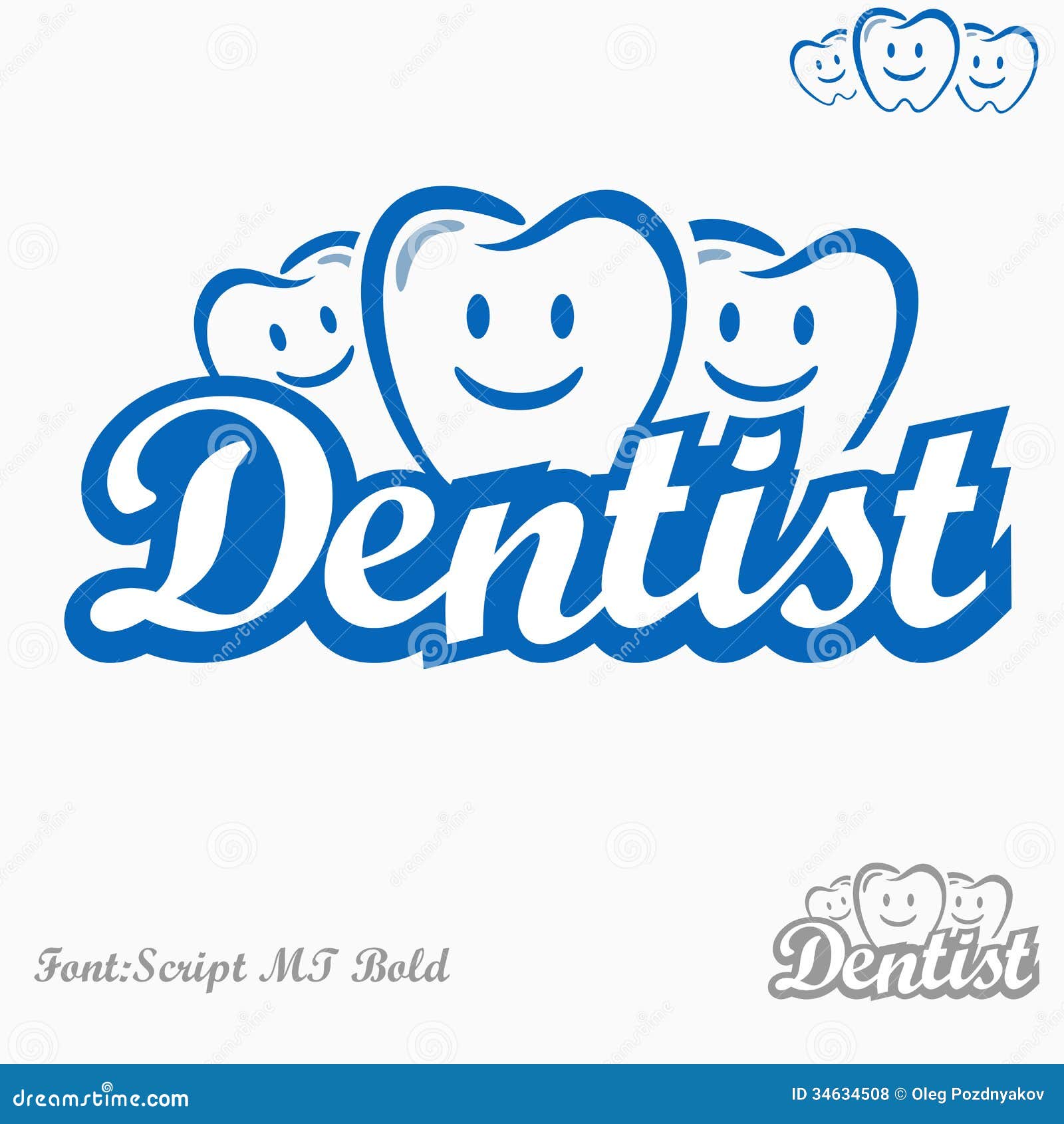 Dentist Logo Royalty Free Stock Photos - Image: 34634508