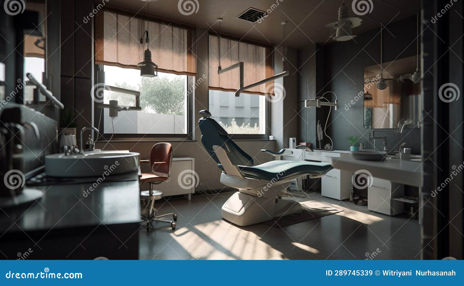 Dentist Office. Modern Dental Dental Office Interior