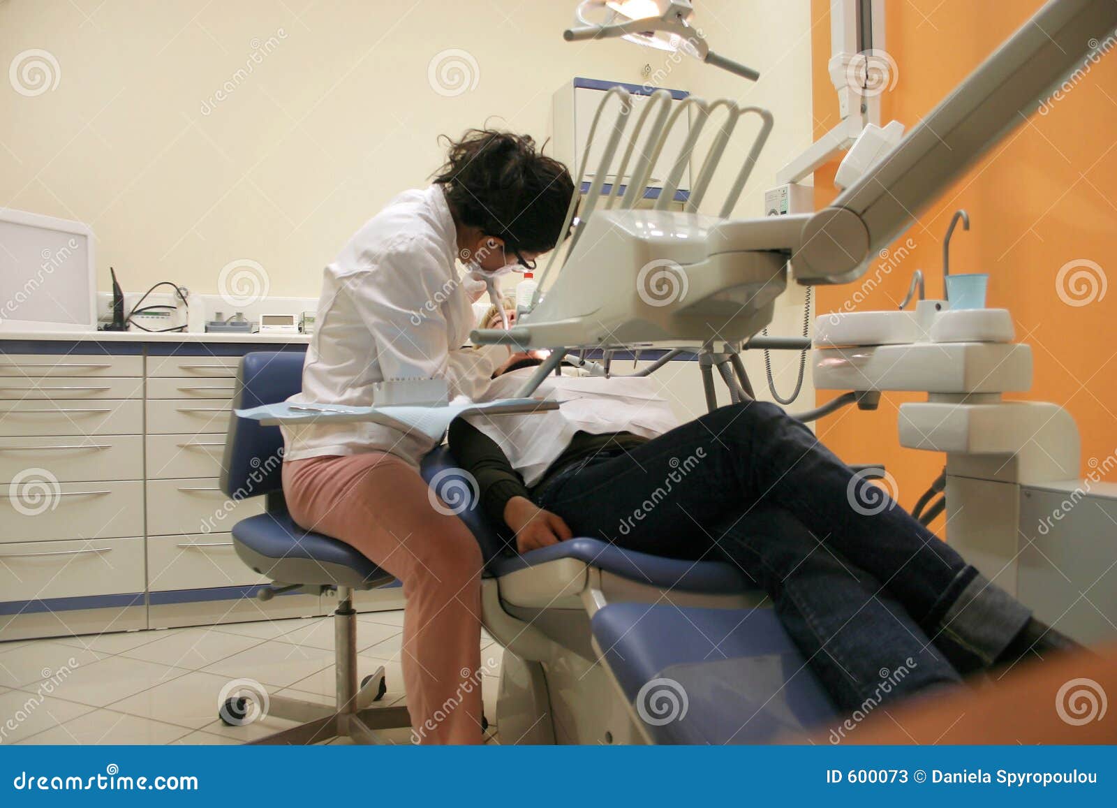 dentist with patient