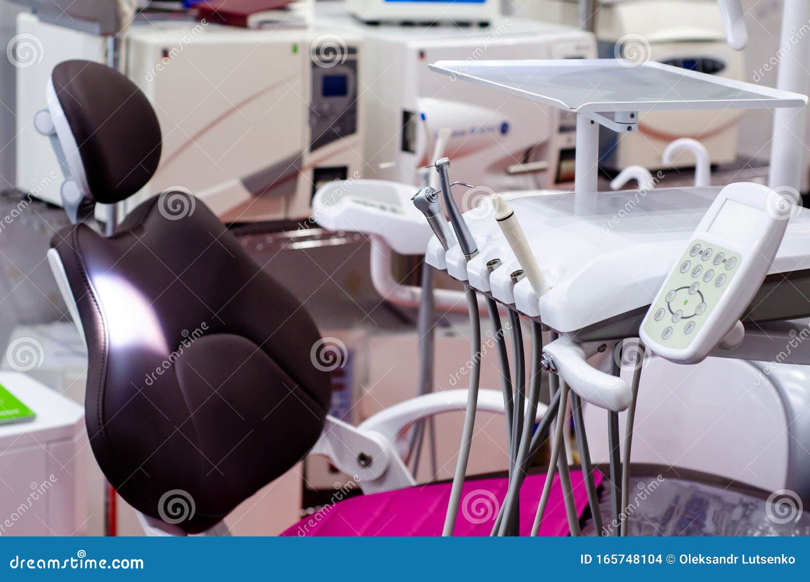 Dentist`s Office, Dentist Medical Instruments. Dentist Tools Stock