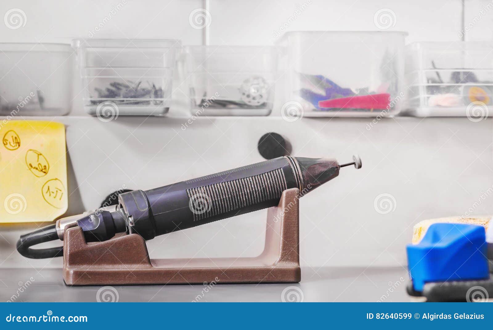 Dentist`s Tool Electric Burr Stock Image Image of machine, burr 82640599