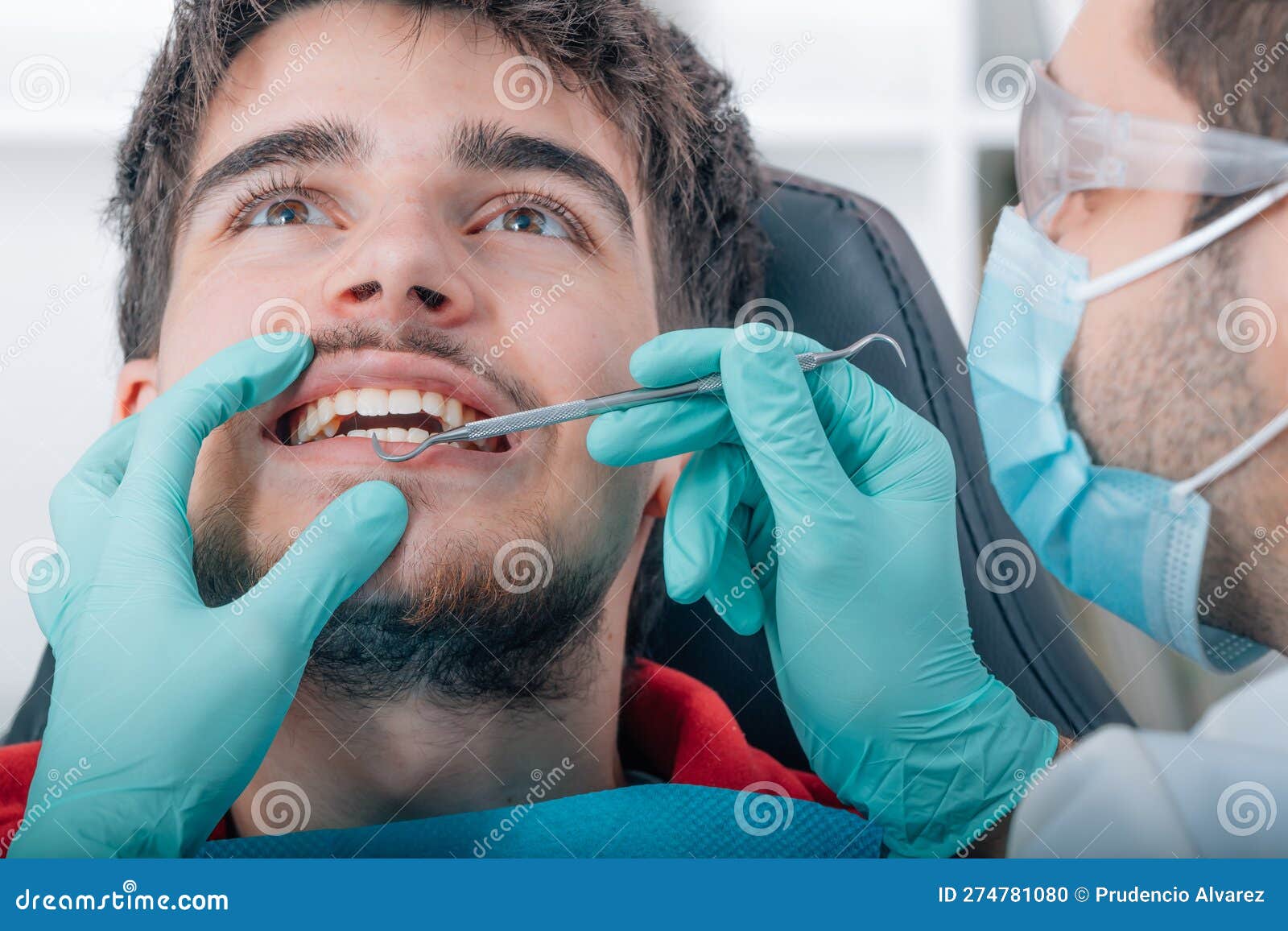 Dentist working with tool stock photo. Image of visit 274781080