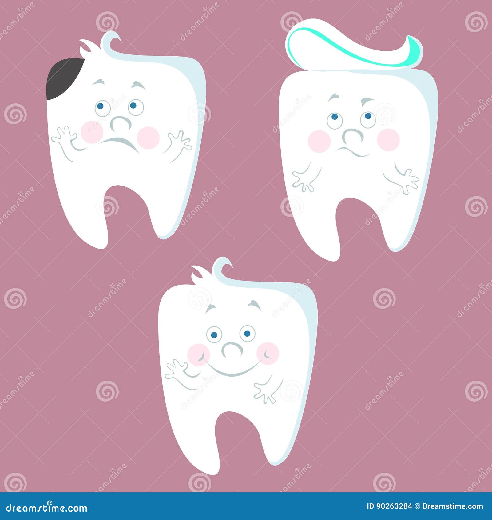 Dentistry ilustração do vetor. Ilustração de cuidado 90263284
