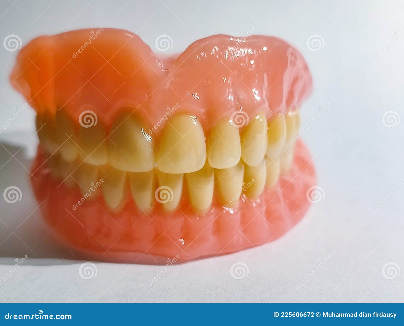 DentistryFull Acrilic Denture for Elderly Stock Photo Image of full