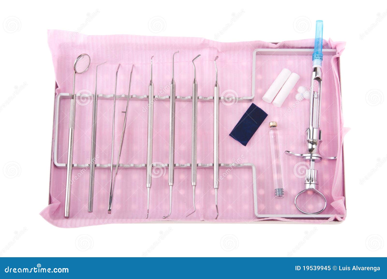 Dentistry kit stock image. Image of cartridge, paper 19539945