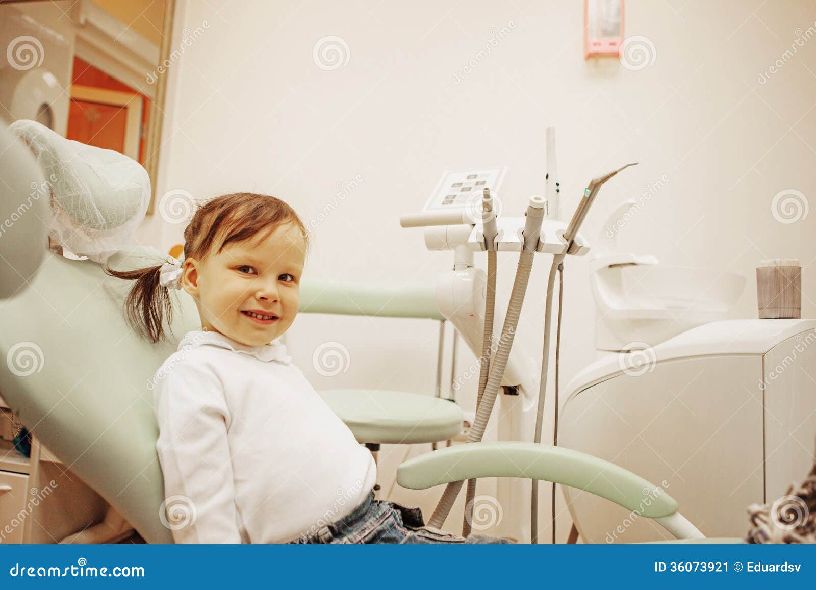 Dentistry. stock image. Image of looking, dentistry, girl 36073921