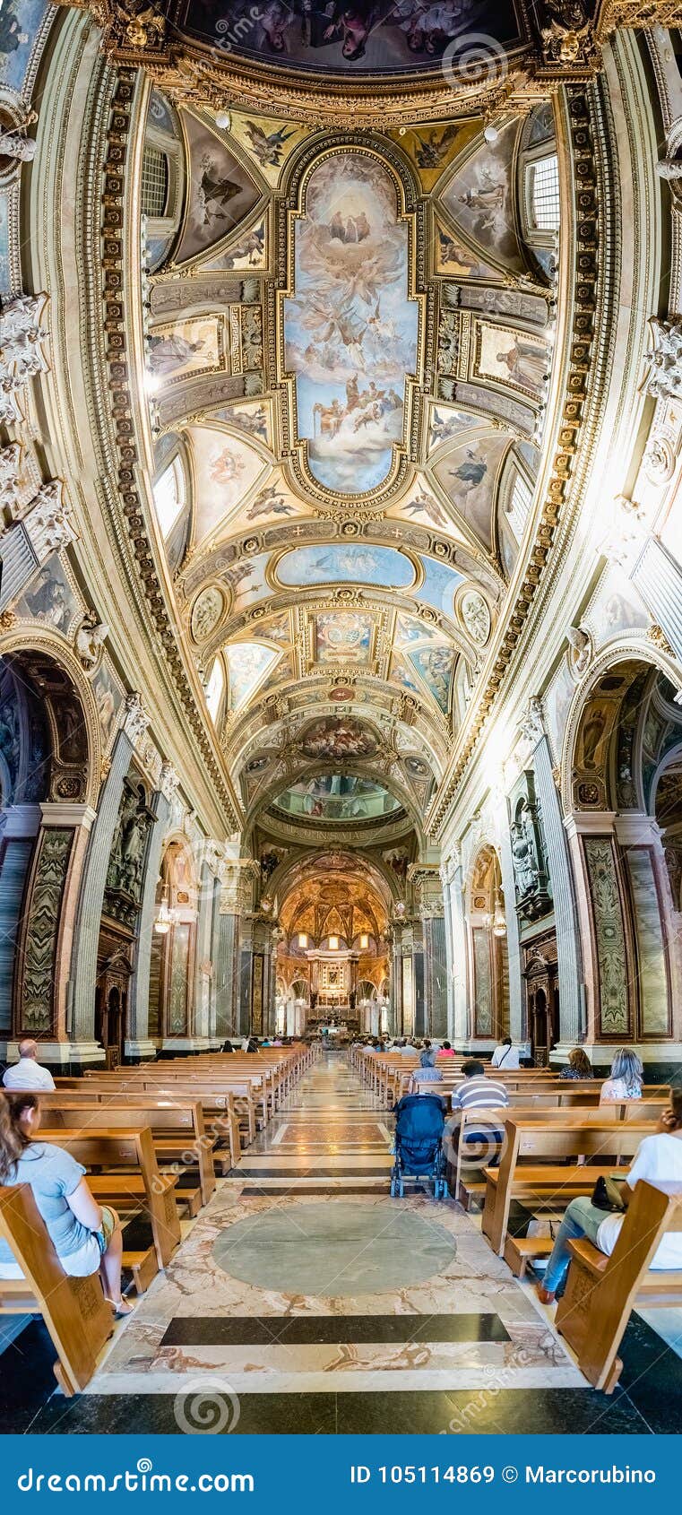 Chiesa Di Nostra Signora Del Rosario Dentro La Chiesa Della Nostra Signora Del Rosario, Pompei, Italia