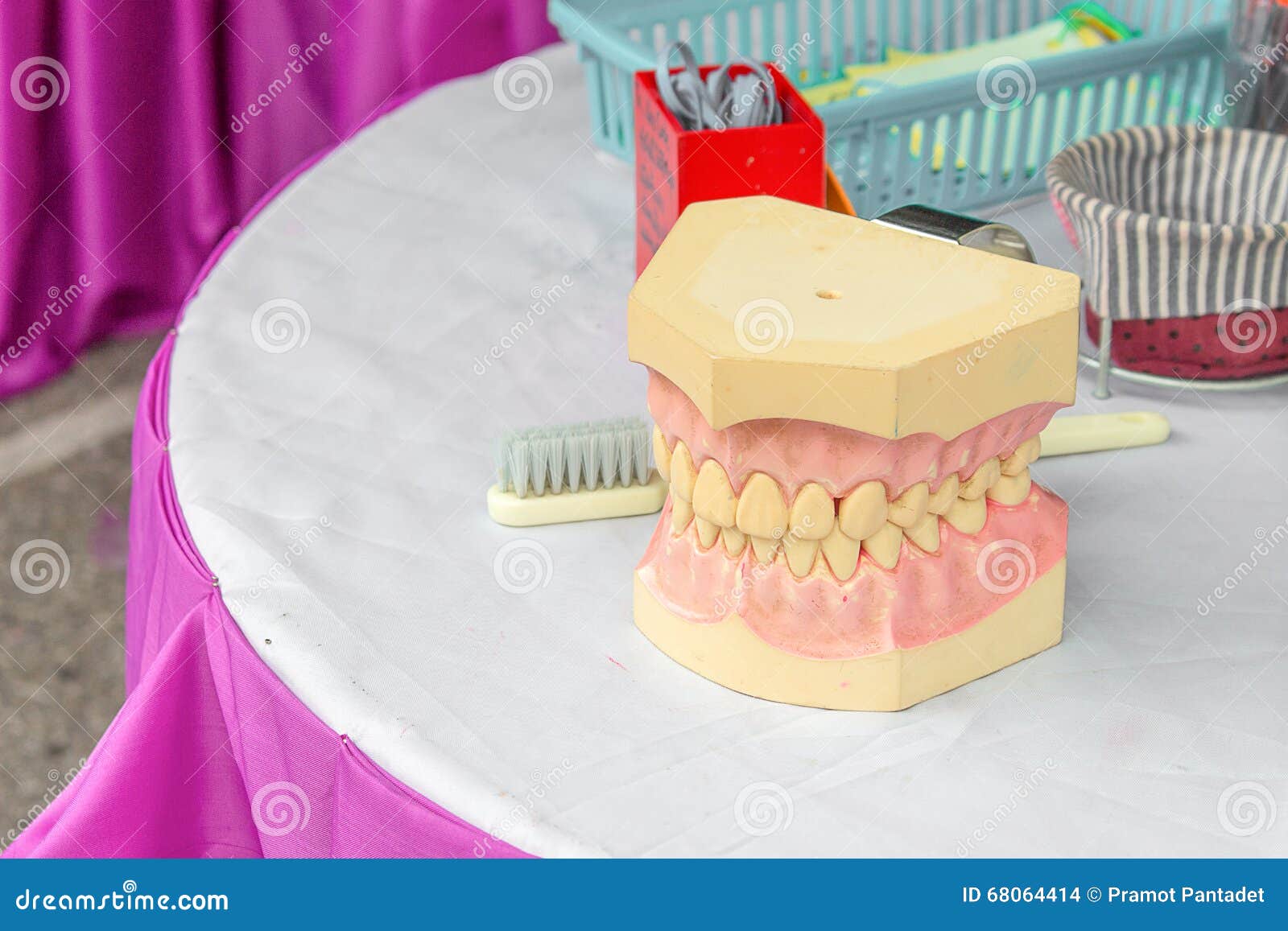Denture Material on a Table Plastic Stock Photo Image of human