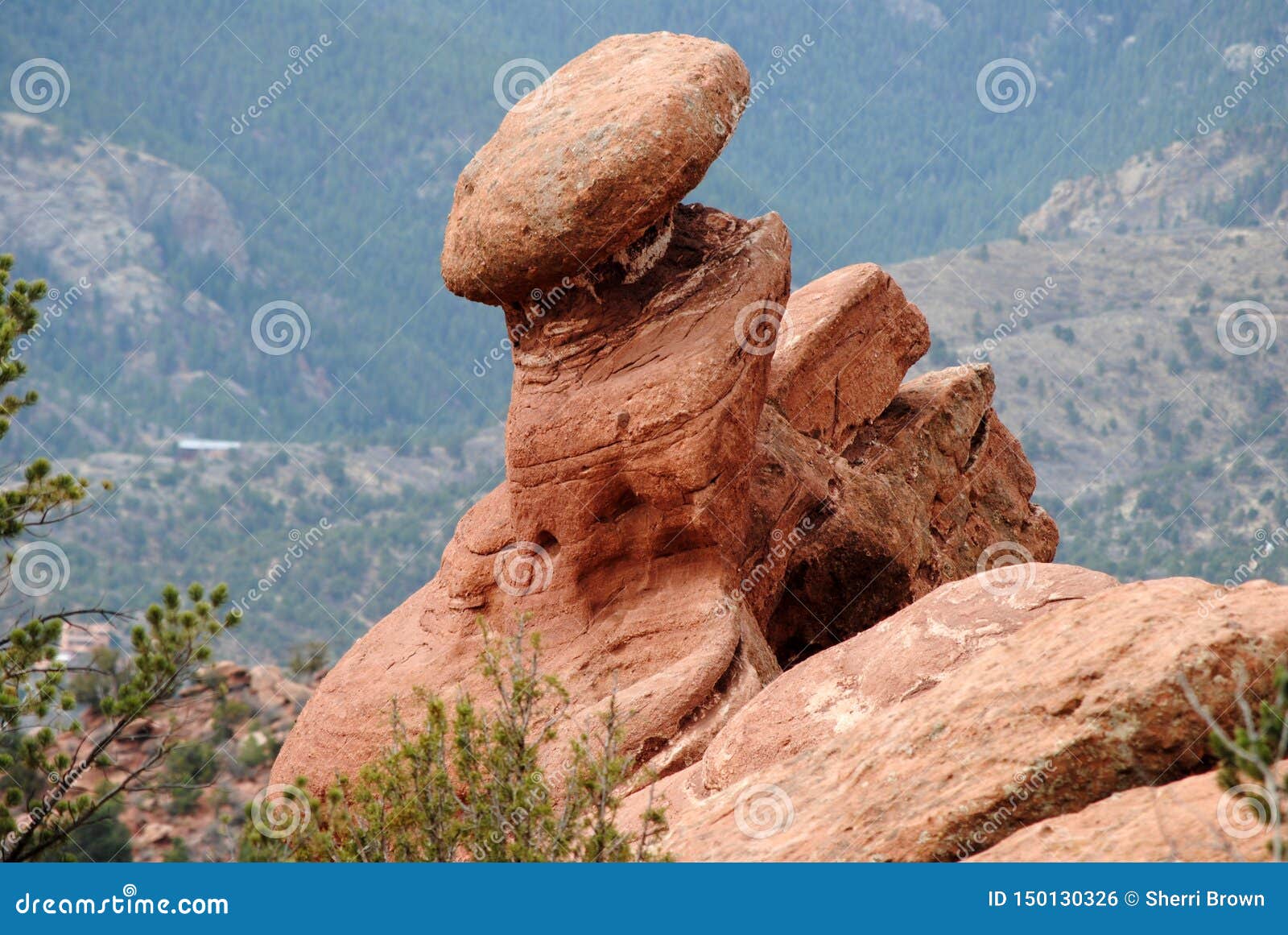 Denver Colorado Mountains Balancing Rocks Stock Photo Image Of