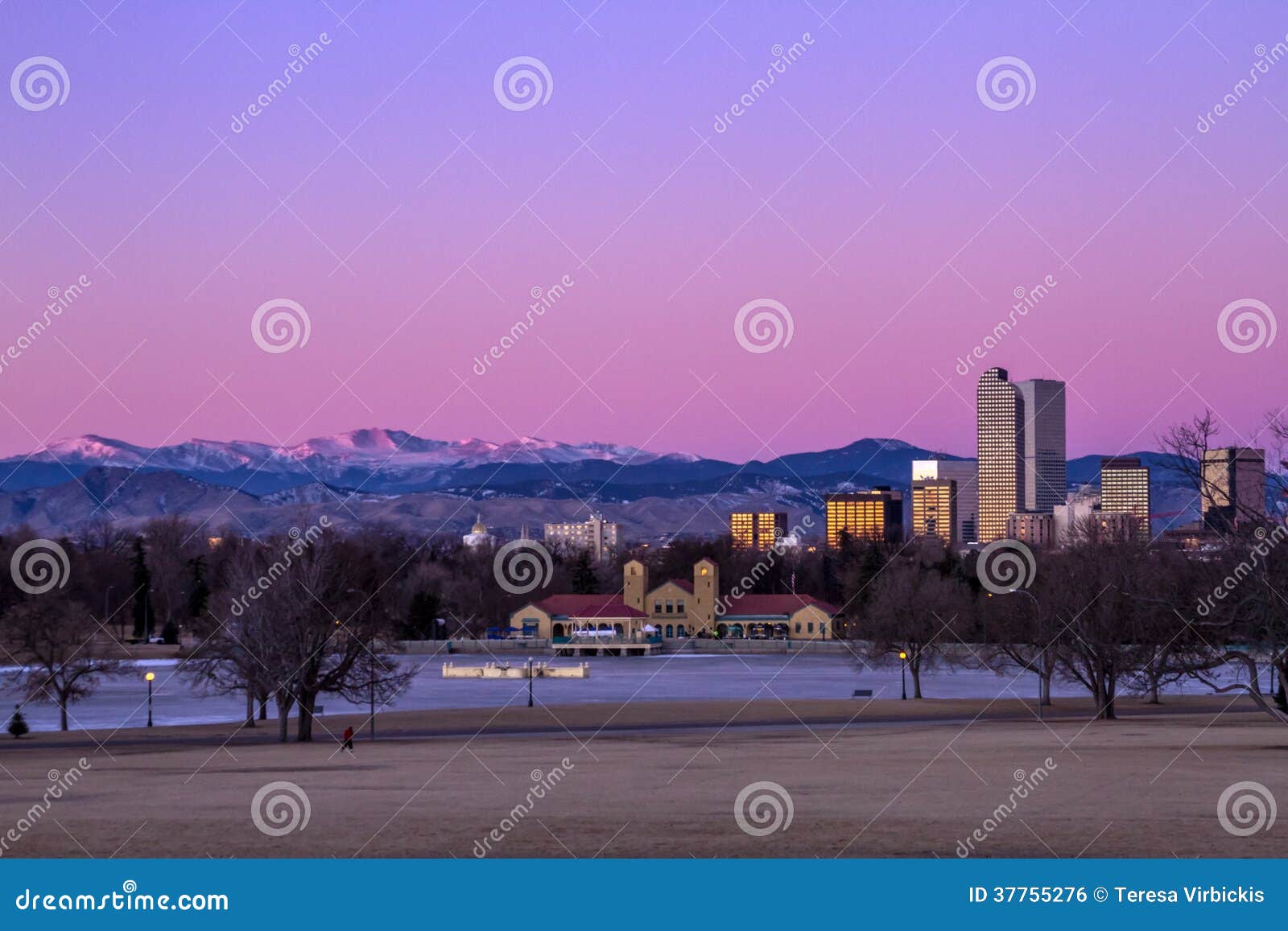 Denver Winter Skyline Jan 2013 Editorial Photo Image of colorado